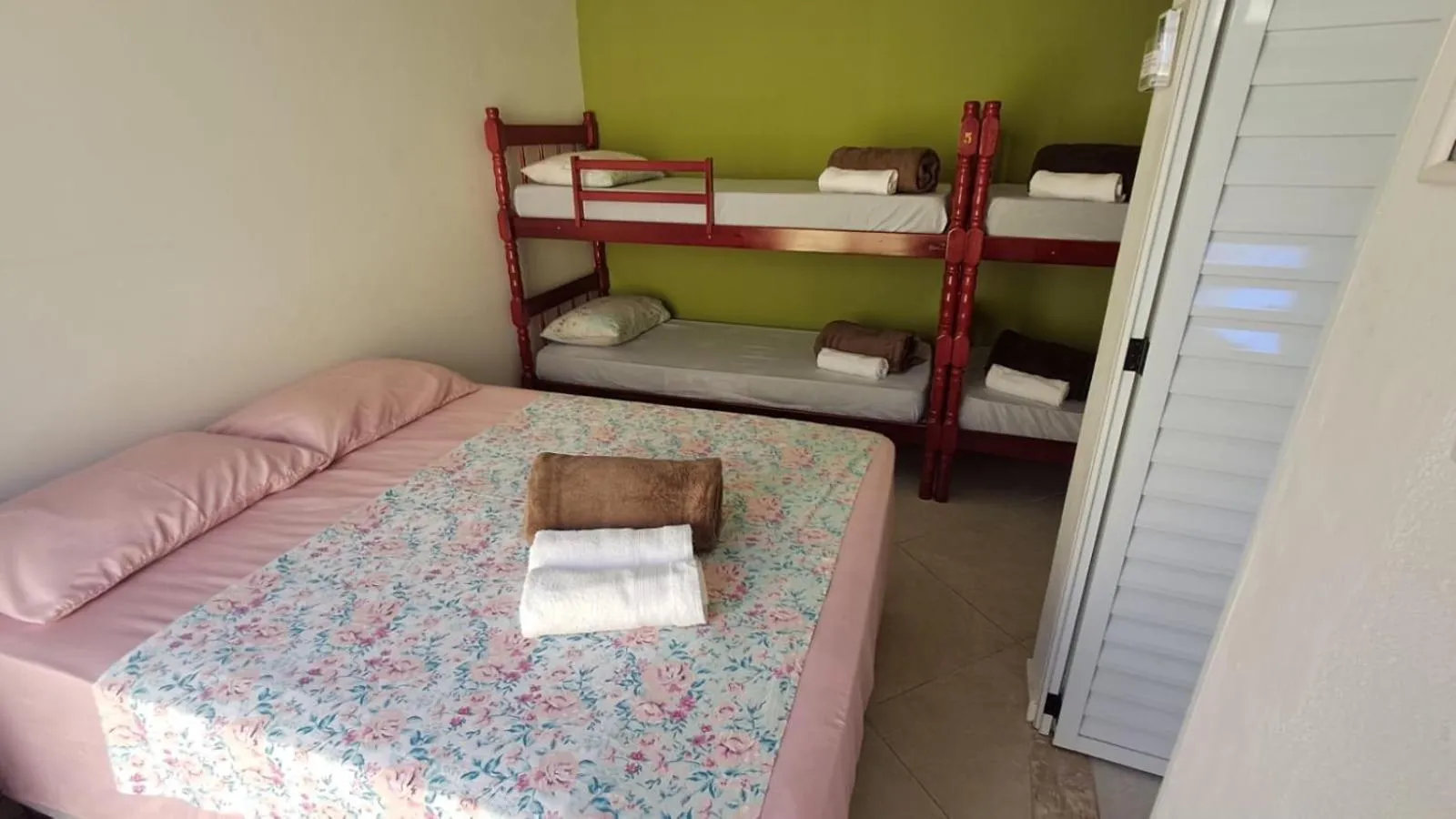 Bed in Suítes Cantinho do Sossego Ubatuba