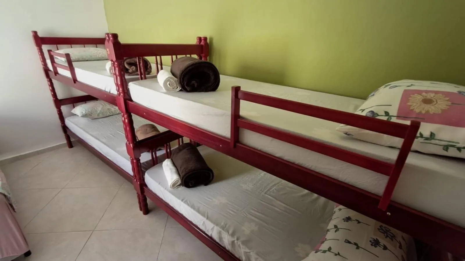 Bed in Suítes Cantinho do Sossego Ubatuba