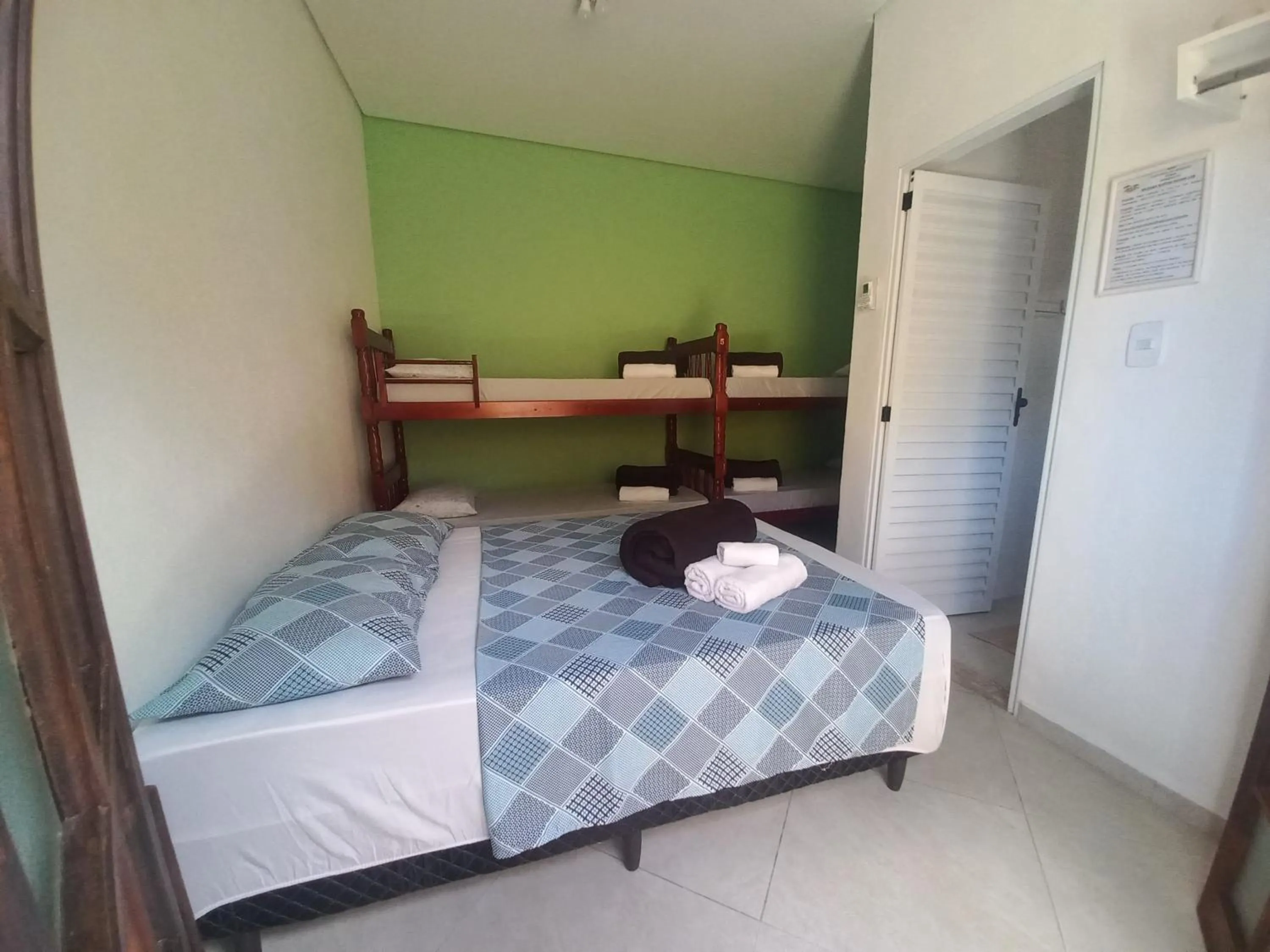 Bed in Suítes Cantinho do Sossego Ubatuba