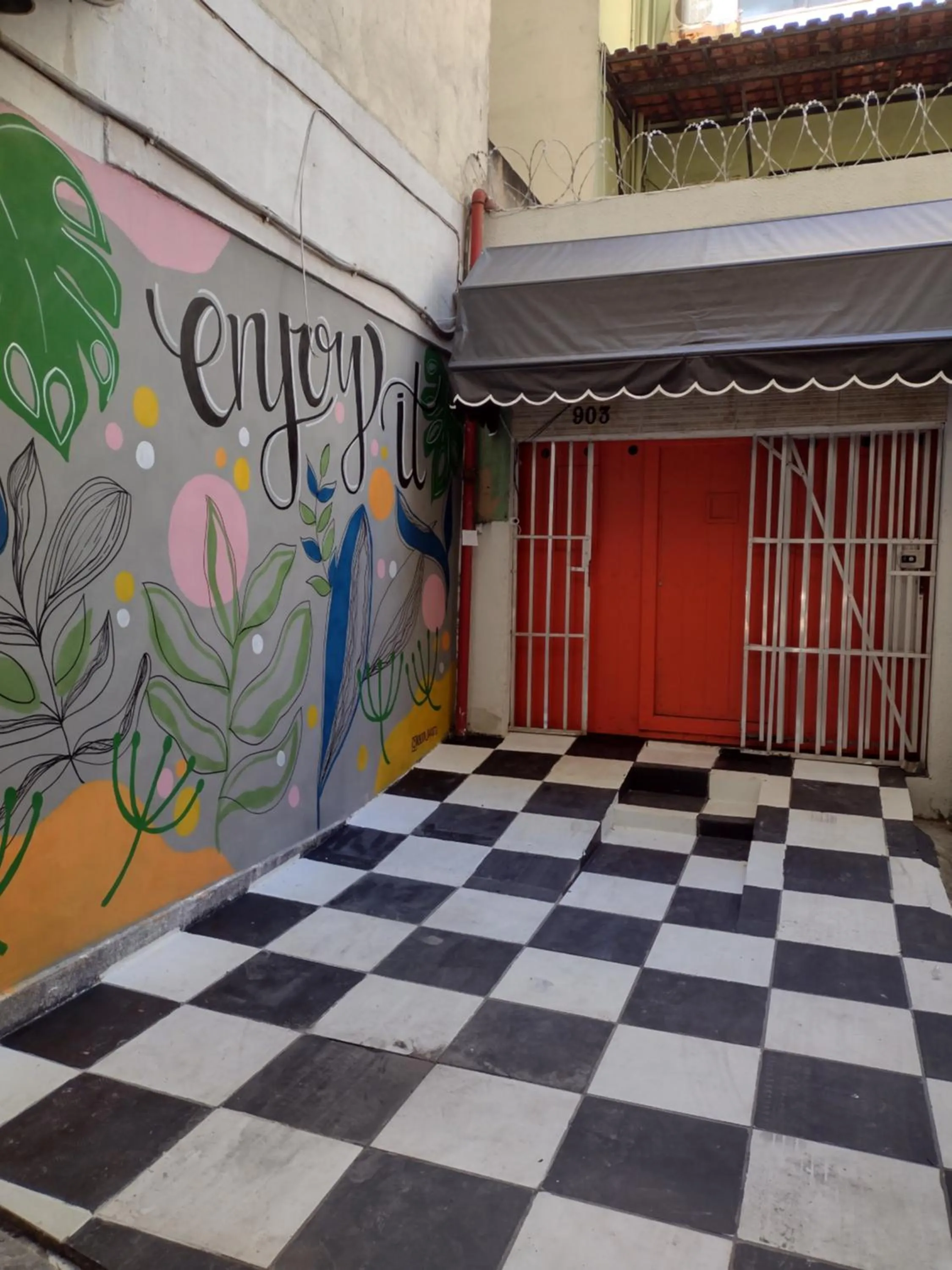 Facade/entrance in Ipanema Club Hostel
