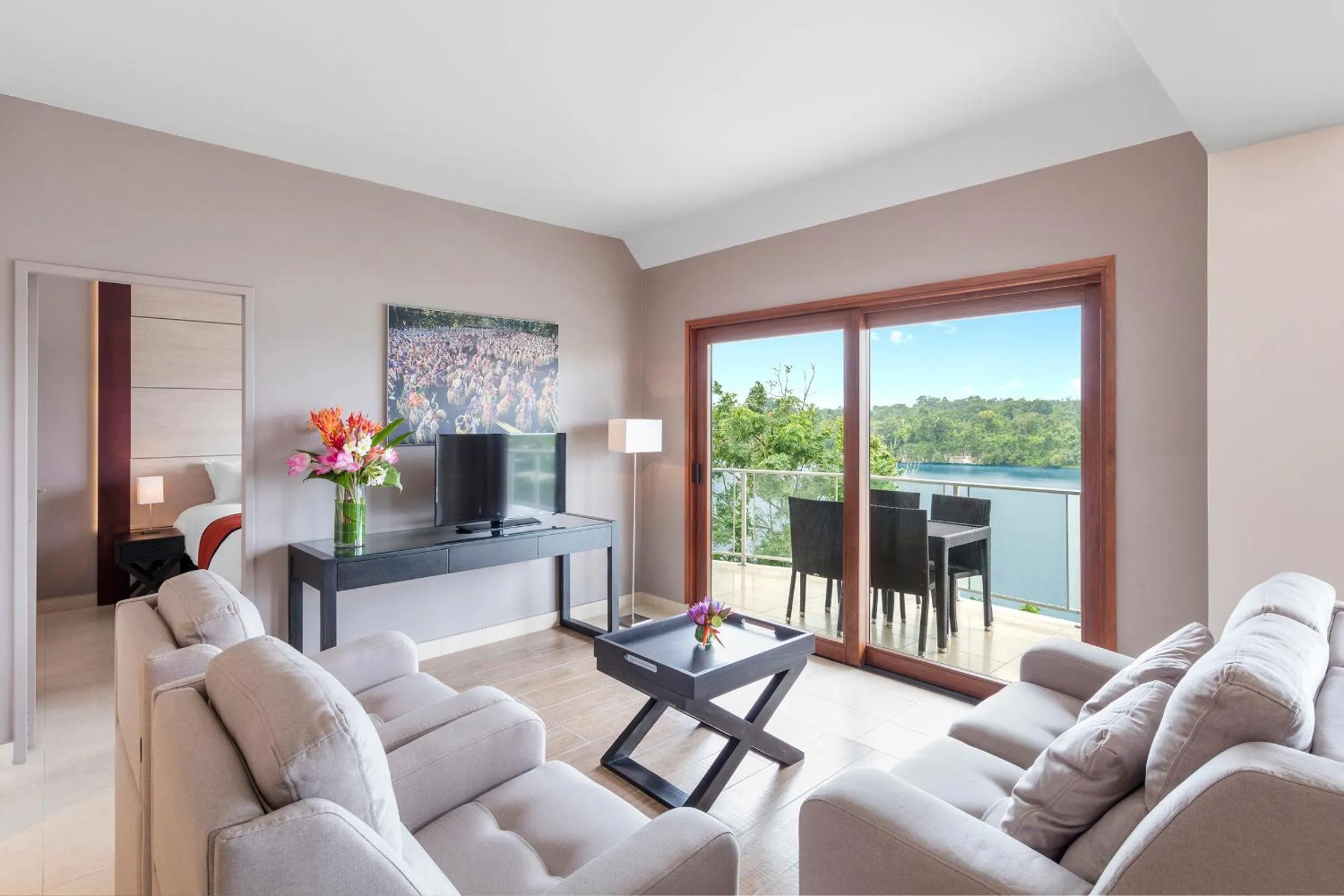 Living room in Ramada Resort by Wyndham Port Vila