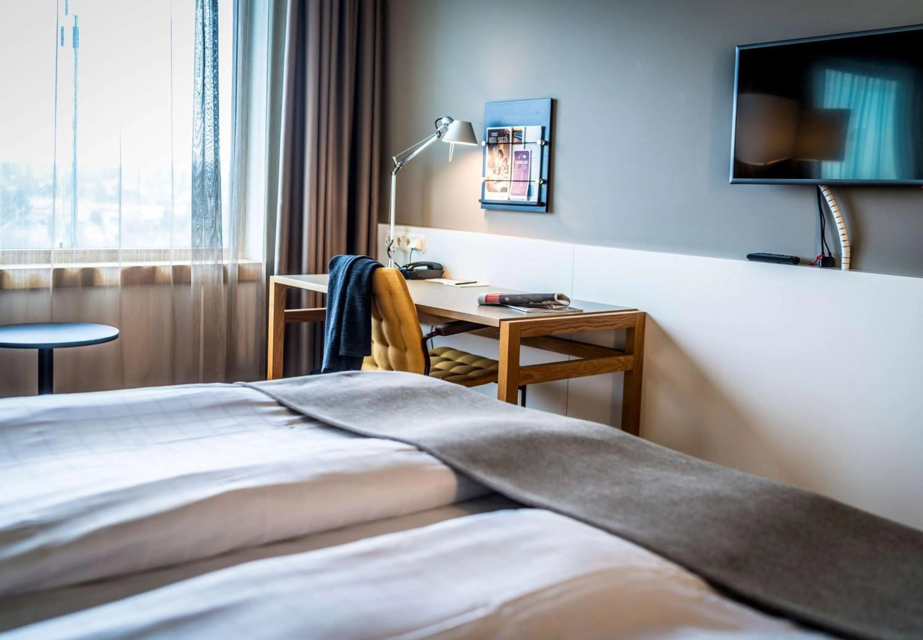 Photo of the whole room, Bed in Scandic Talk