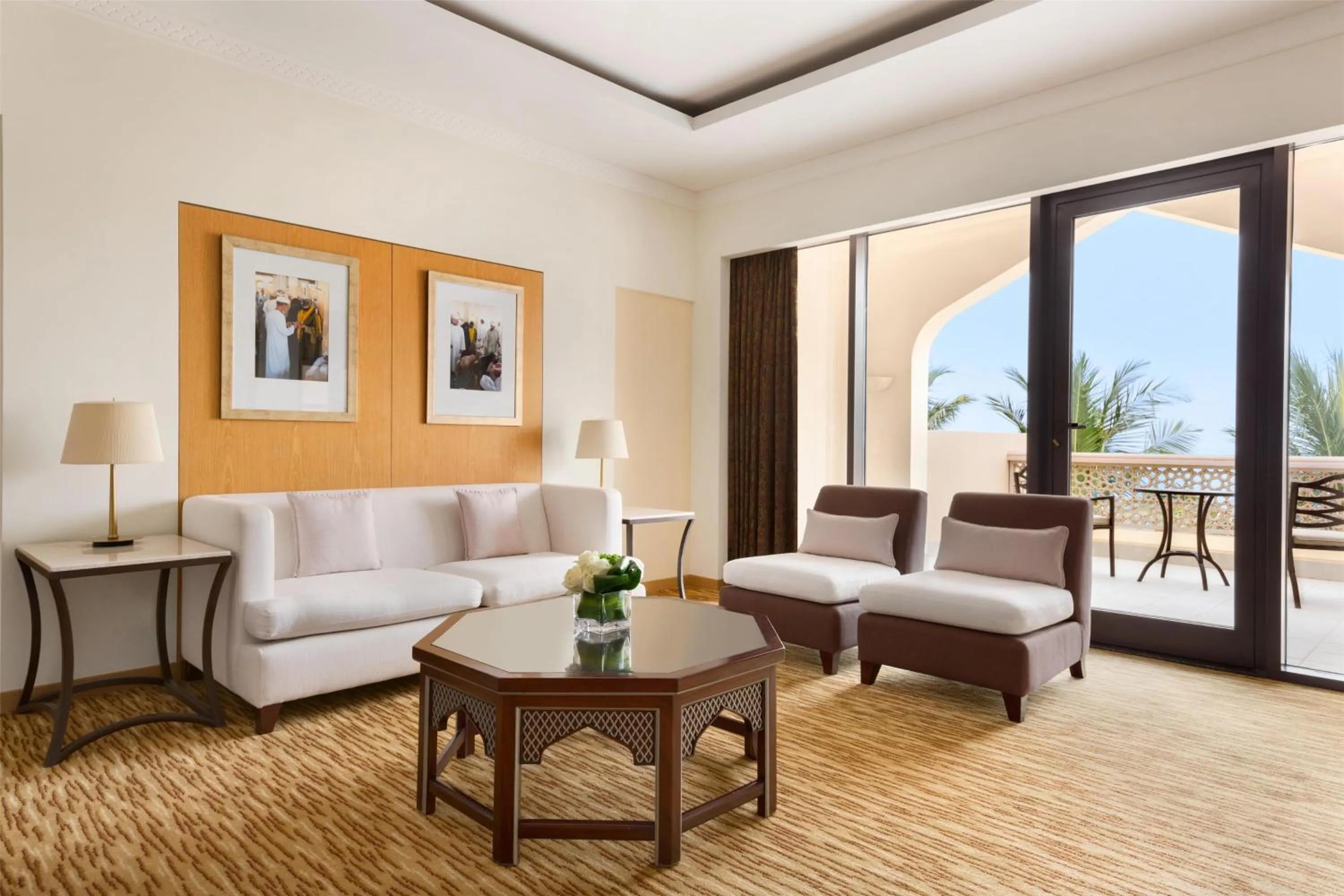 Living room in Hilton Muscat Al Bandar