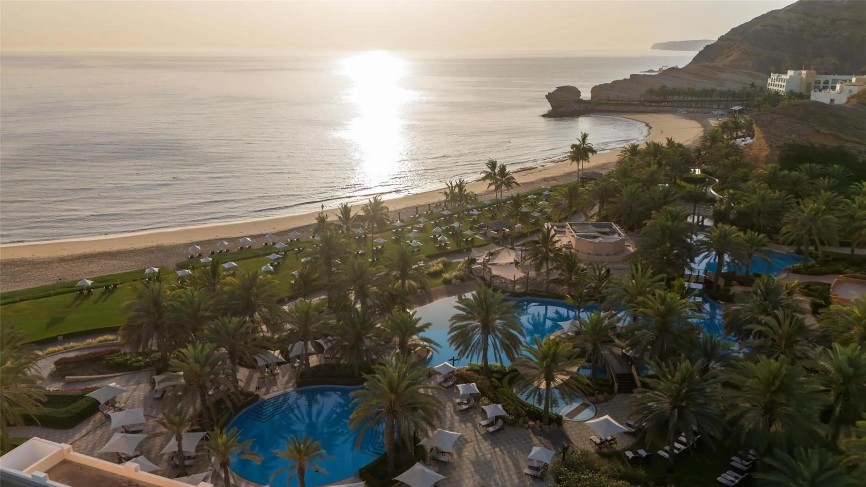 Pool view in Hilton Muscat Al Bandar