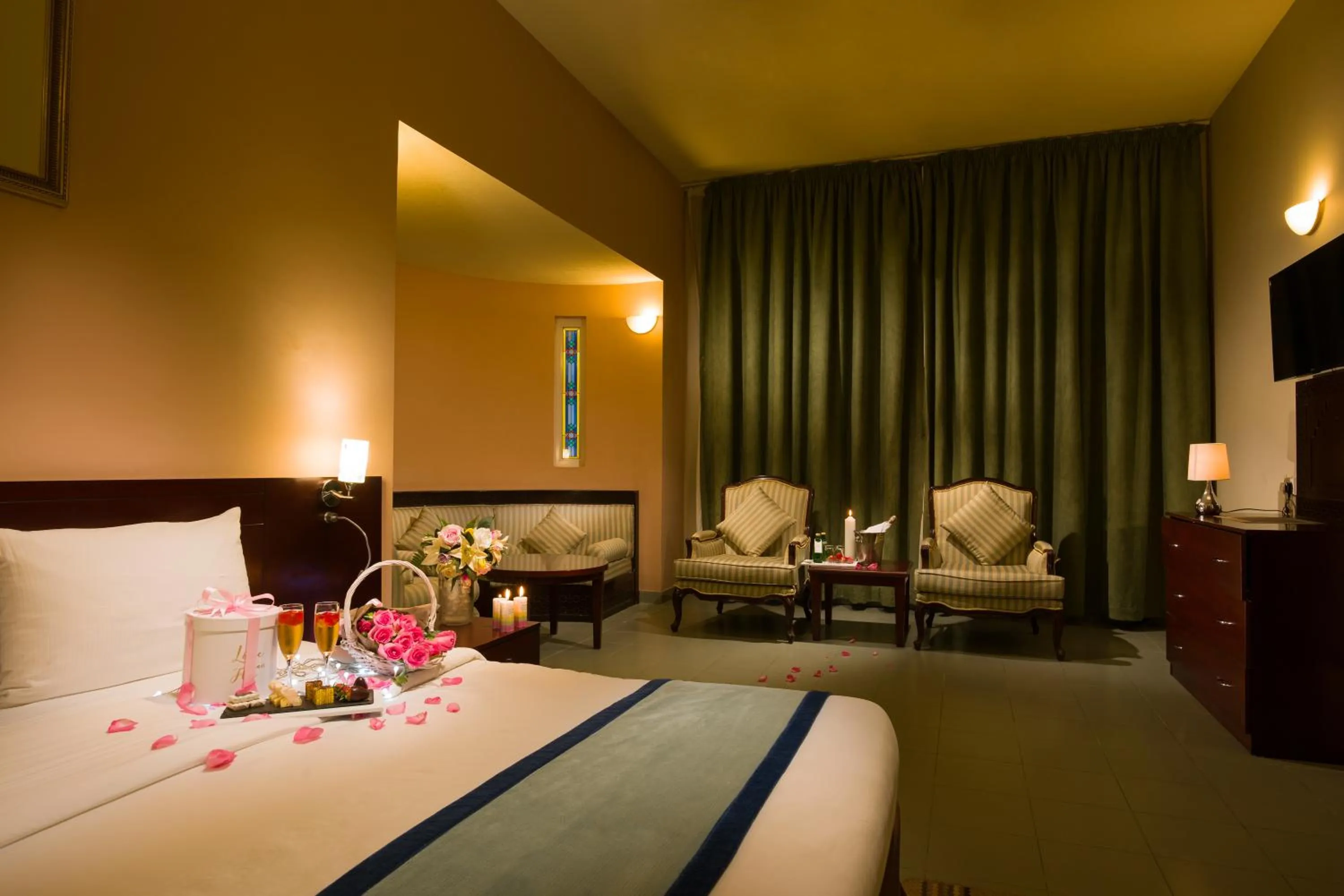 Bed in Masira Island Resort