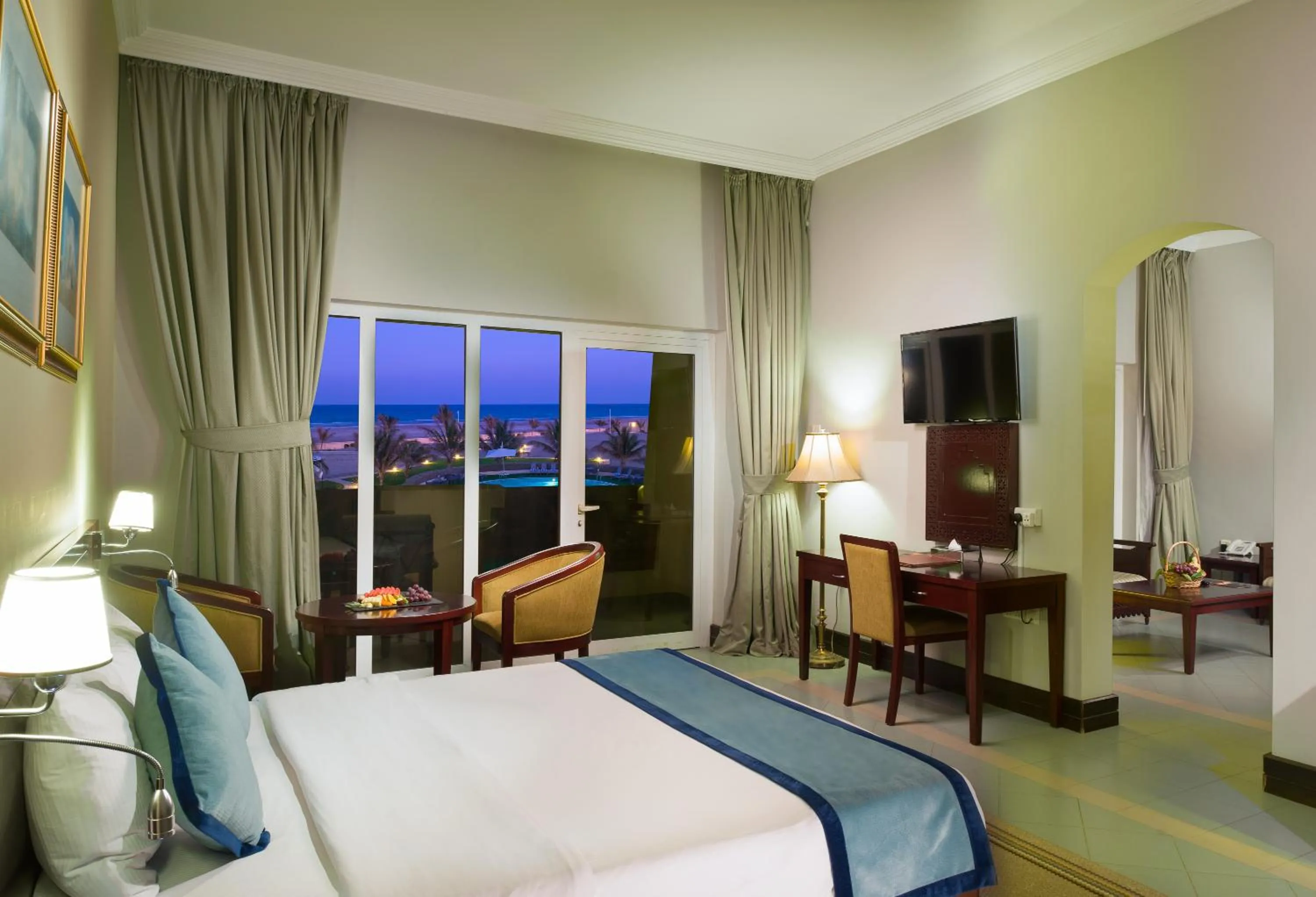 Bed in Masira Island Resort