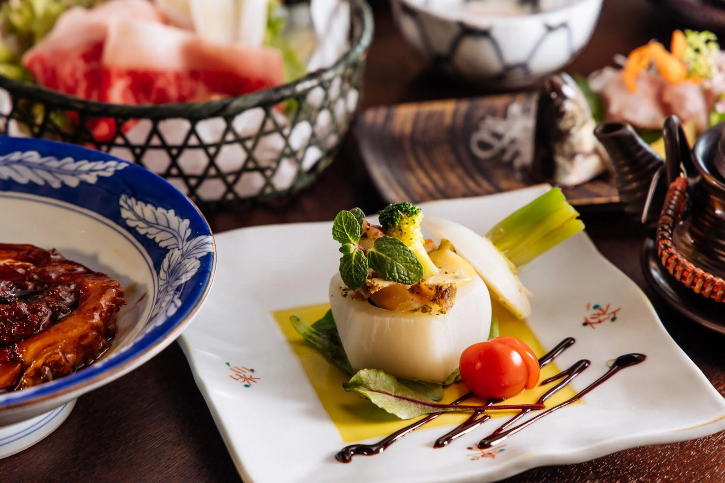 Dinner in Hotel Yamabuki