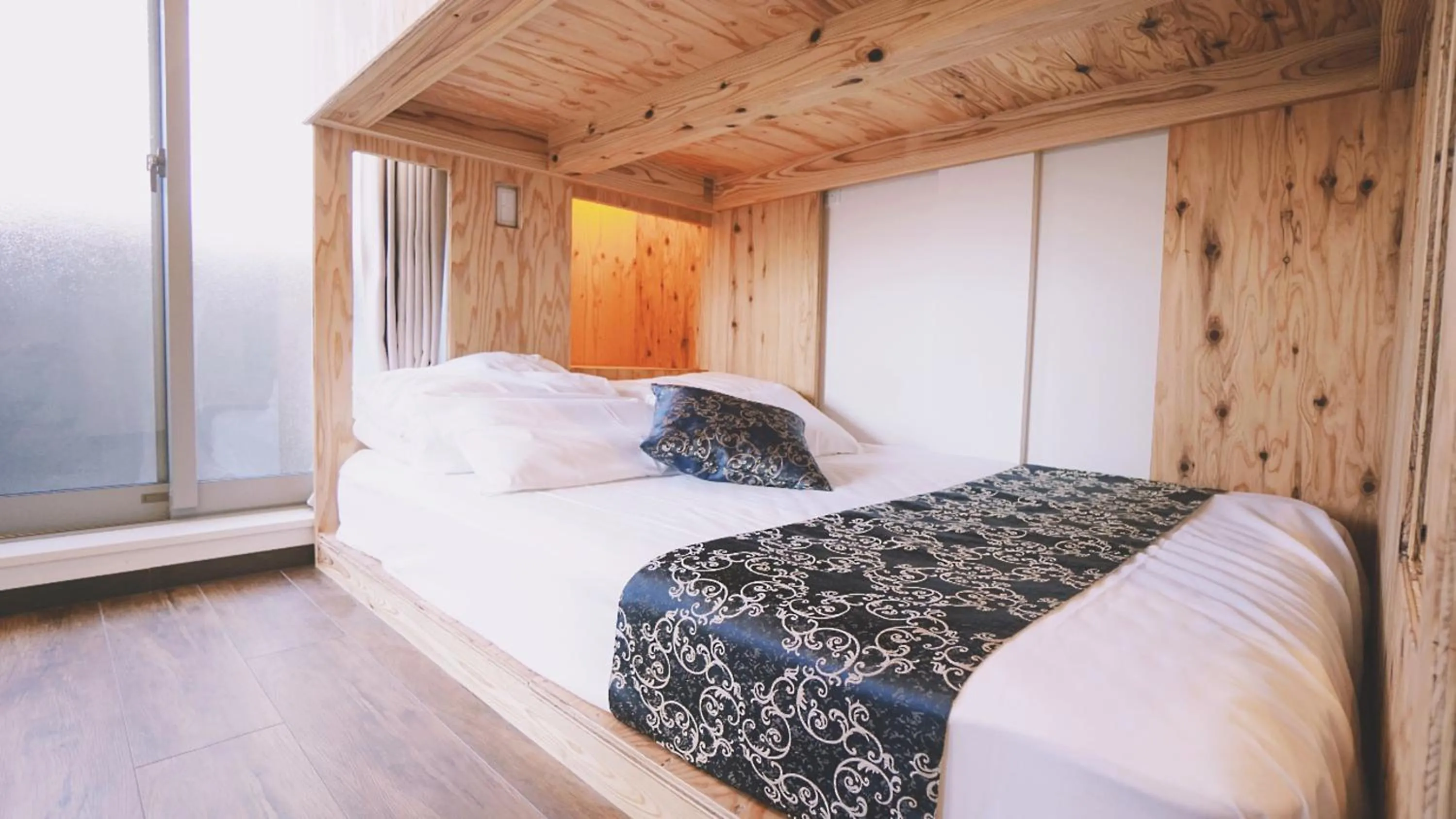 Bed in Poly Hostel Osaka