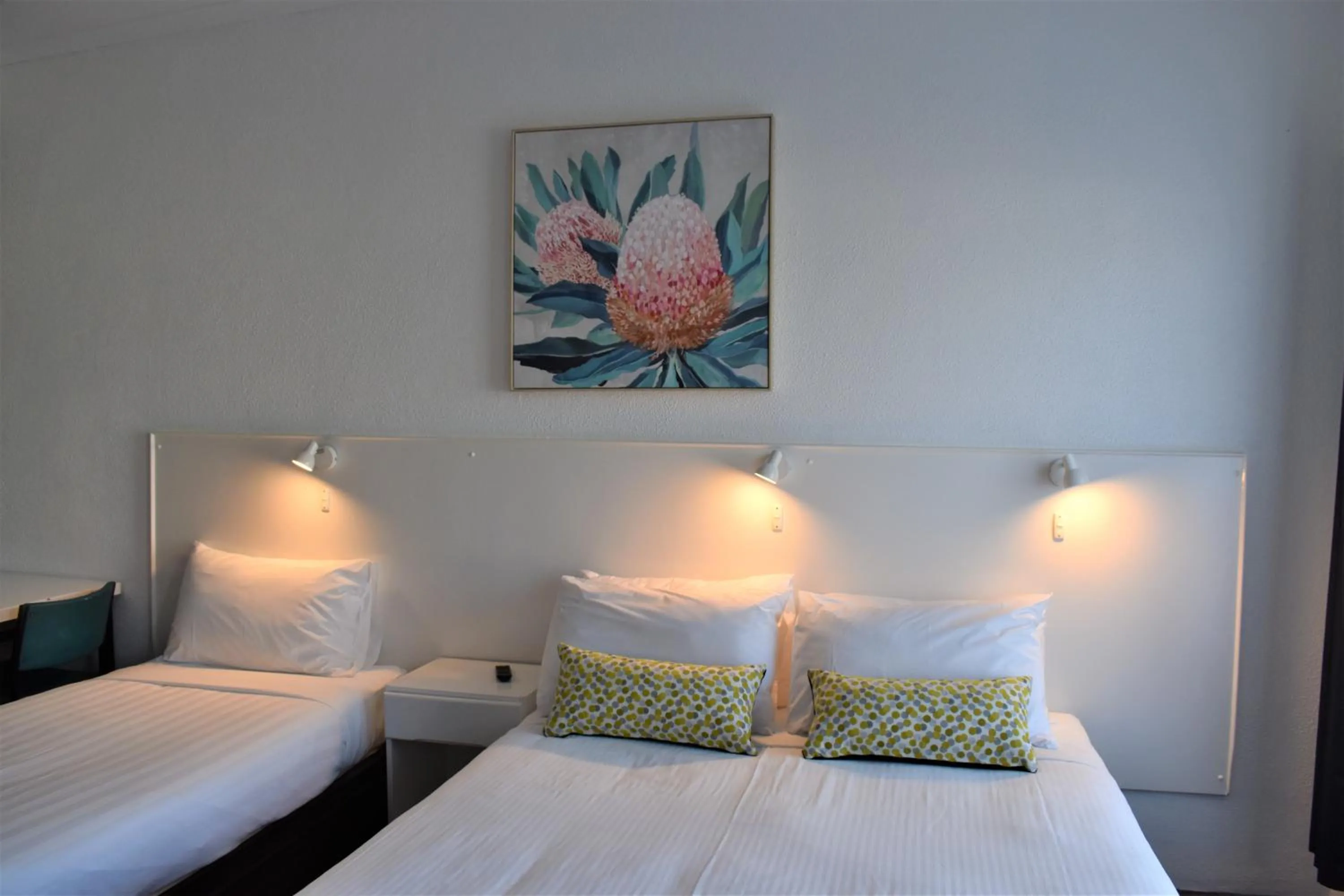 Bed in Ship Inn Motel Yarram