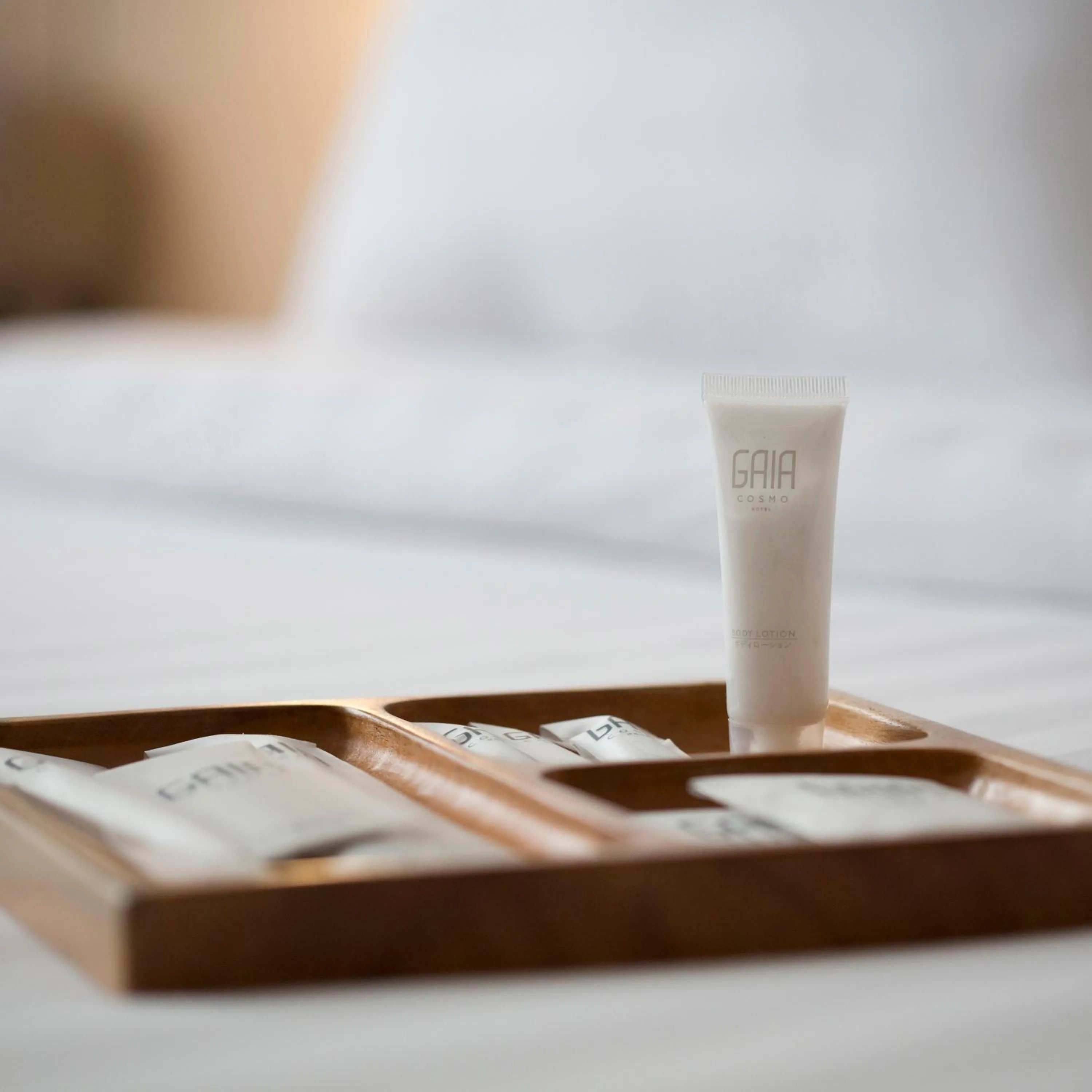 Bed in GAIA Cosmo Hotel