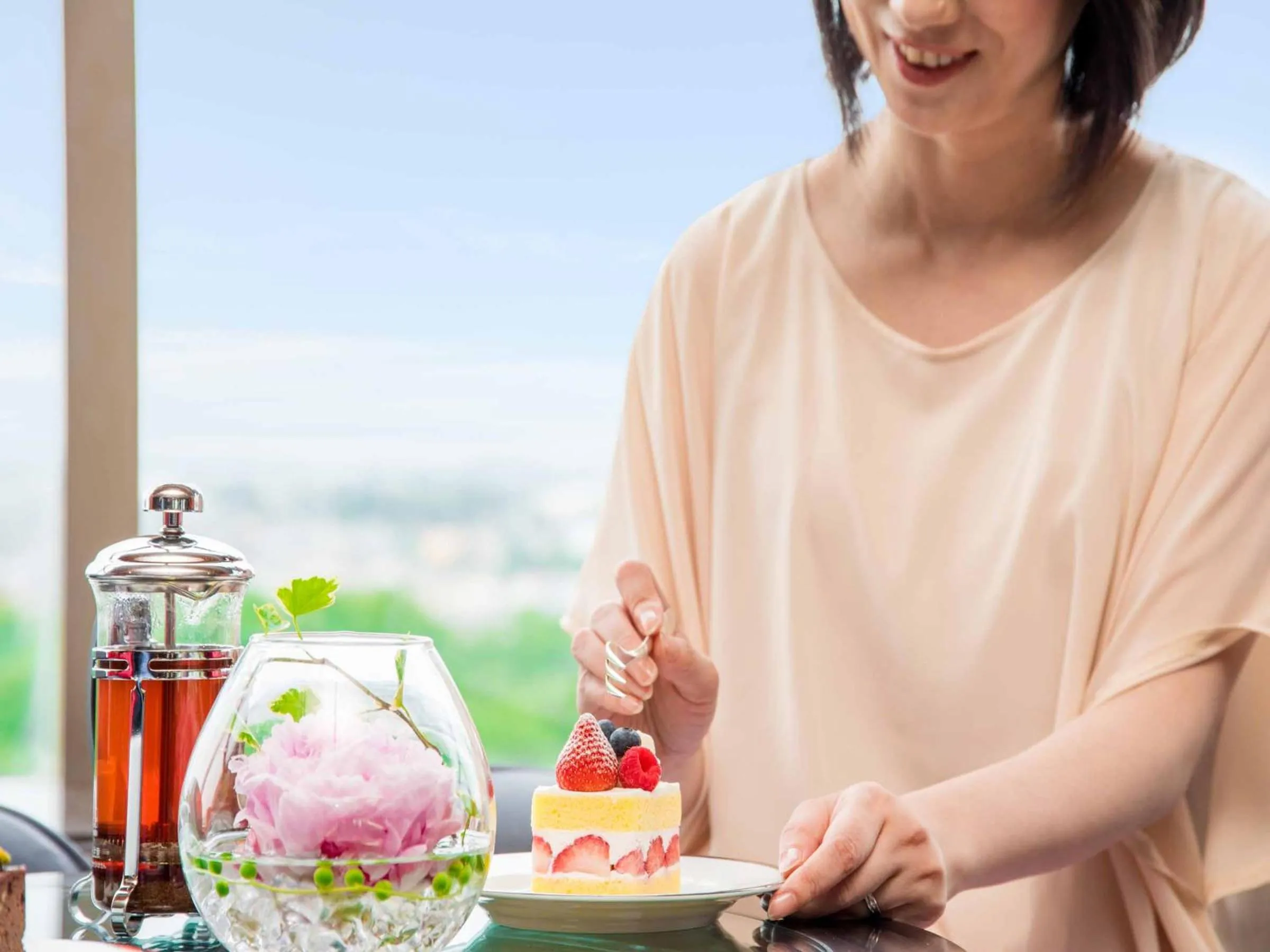 Food and drinks in Forest Inn Showakan (Okura Hotels & Resorts)