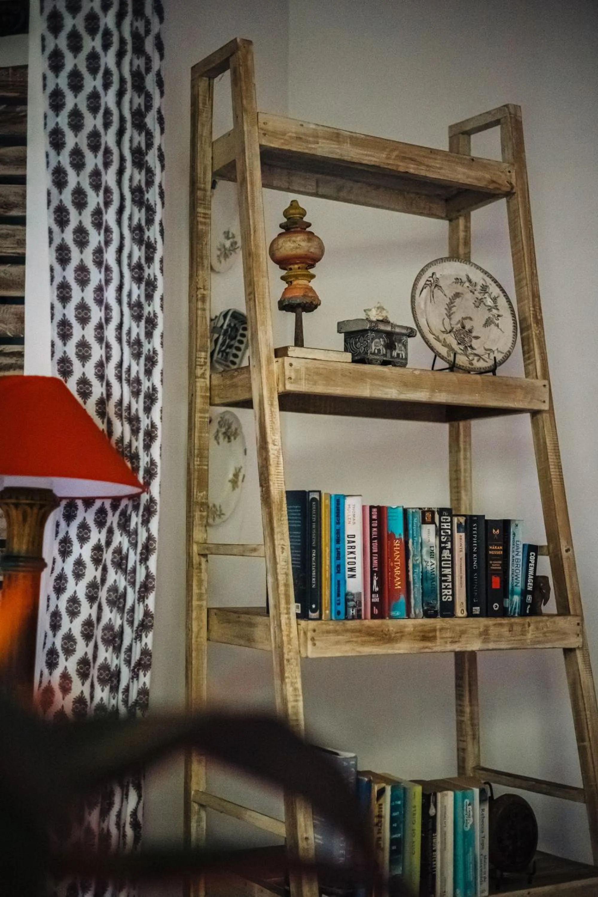 Library in Ginganga Lodge