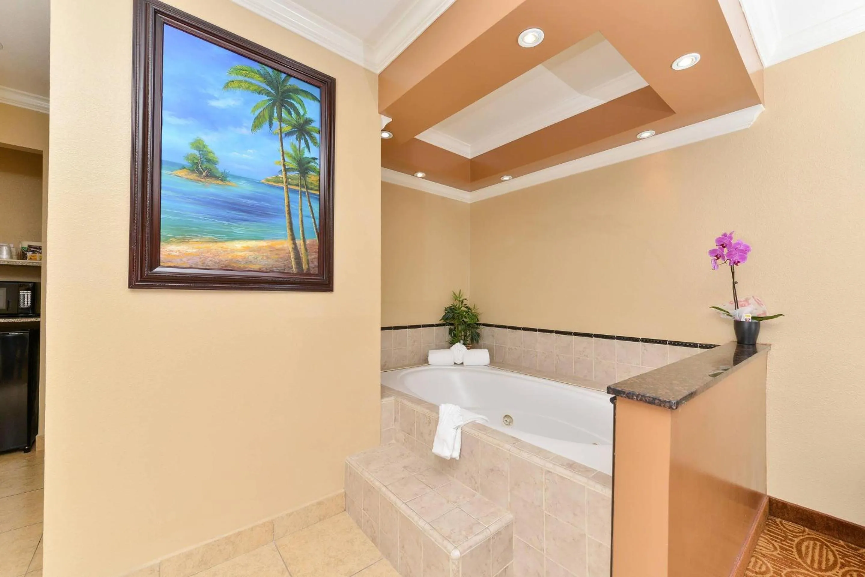 Bedroom in Rodeway Inn San Diego Near SDSU