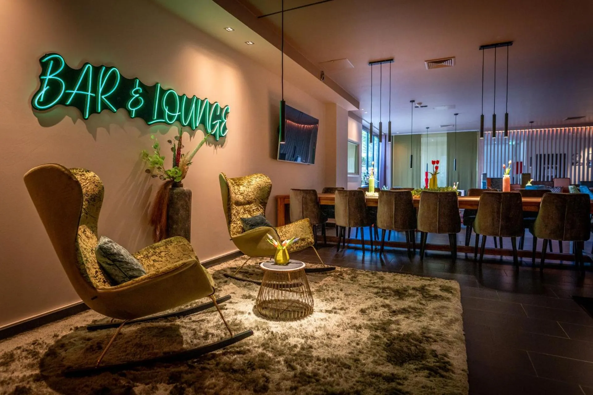 Lounge or bar in Friendly Cityhotel Oktopus