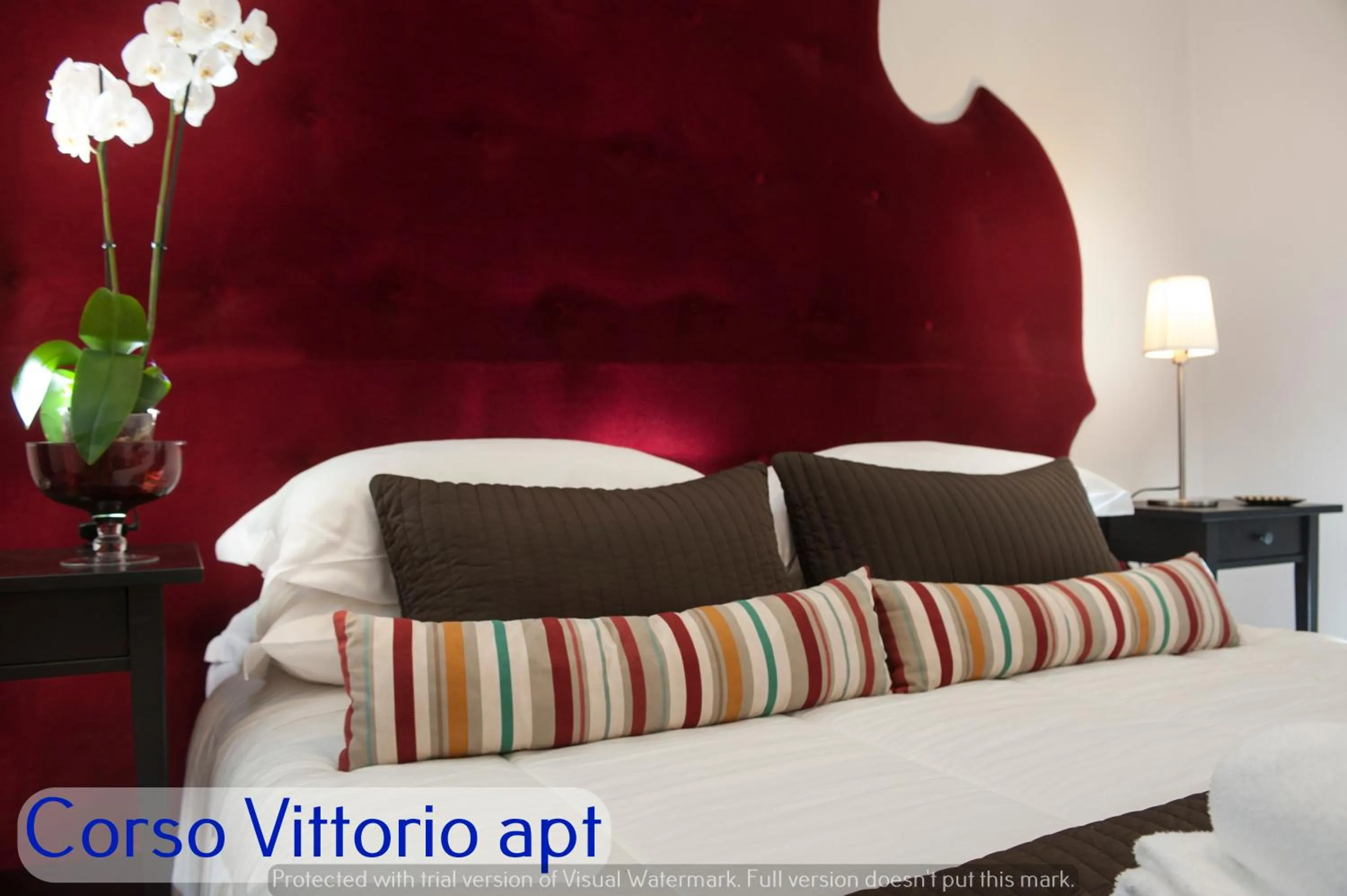 Bedroom, Bed in Corso Vittorio Apartments