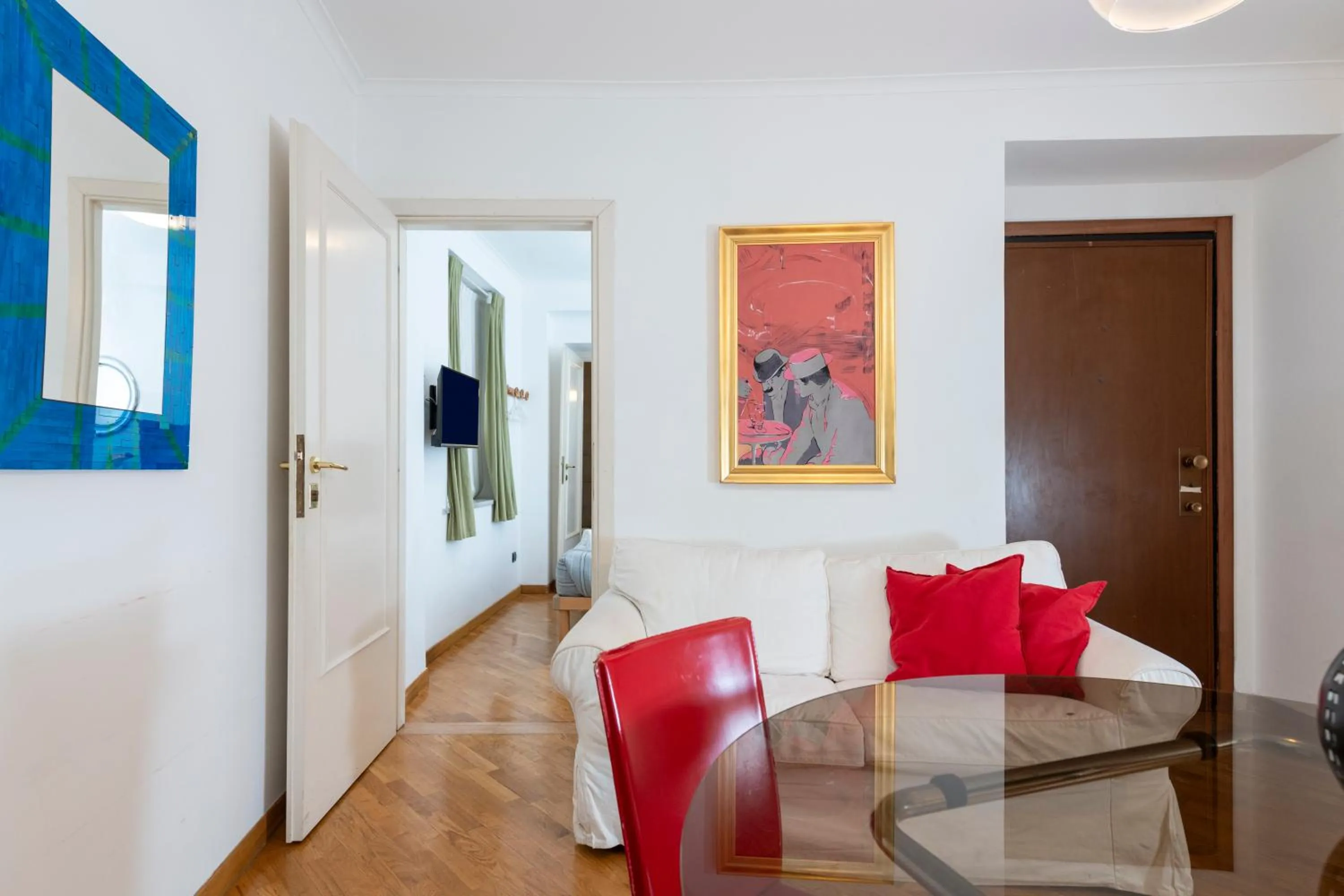 Living room in Corso Vittorio Apartments