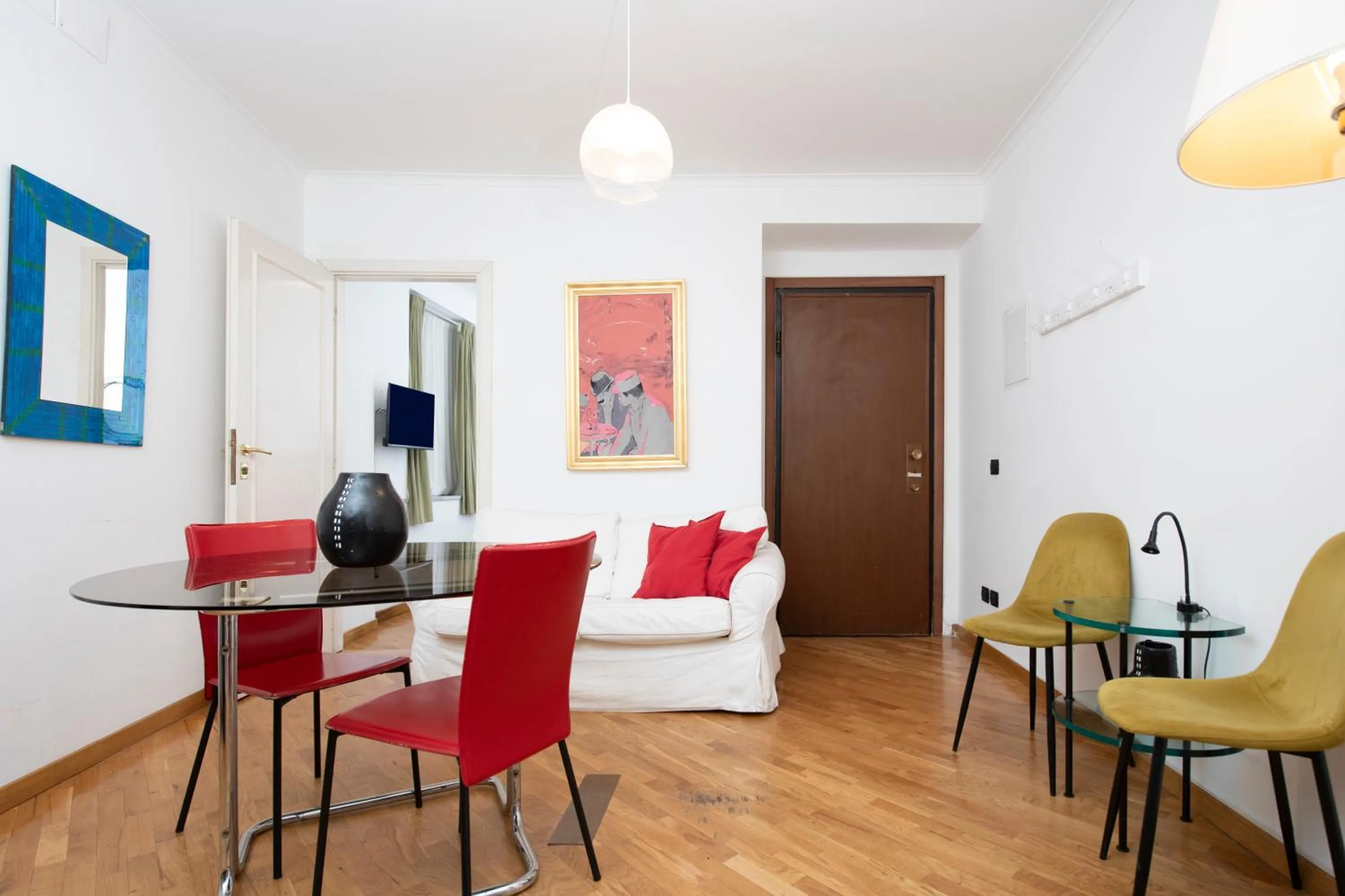 Living room in Corso Vittorio Apartments
