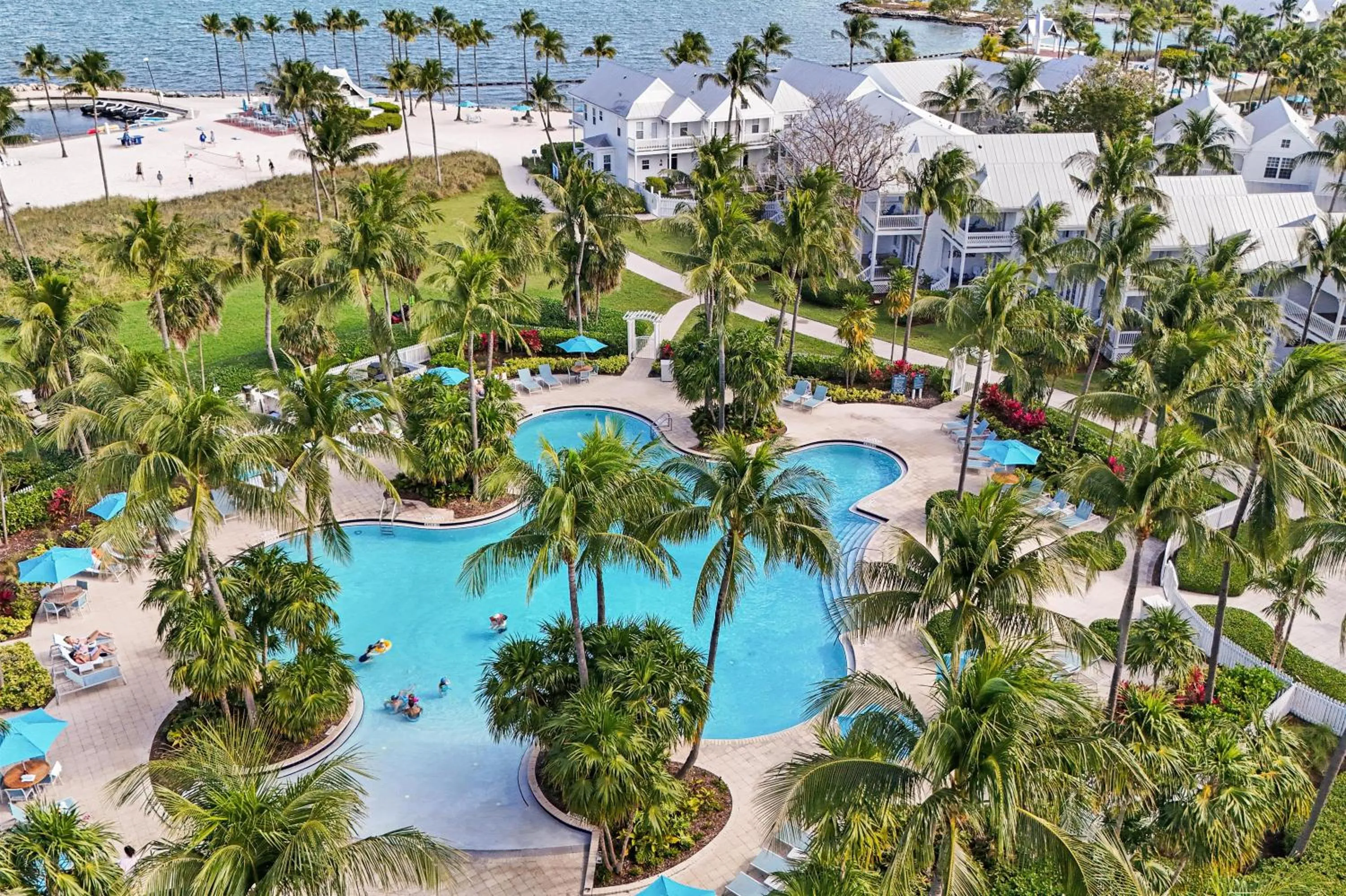 Pool view in Tranquility Bay Resort