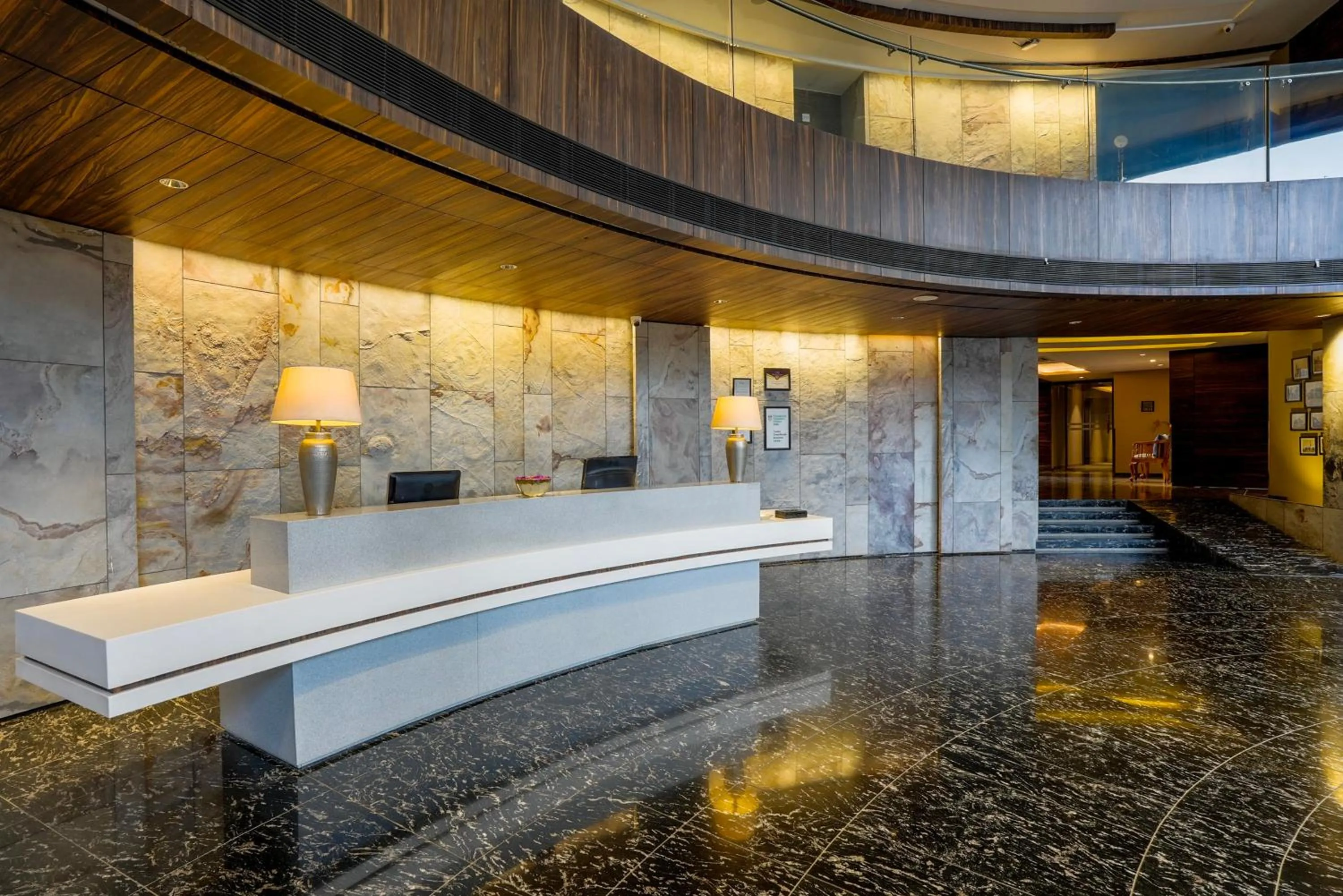 Lobby or reception in Treebo Premium Niraali Executive, Hinjewadi