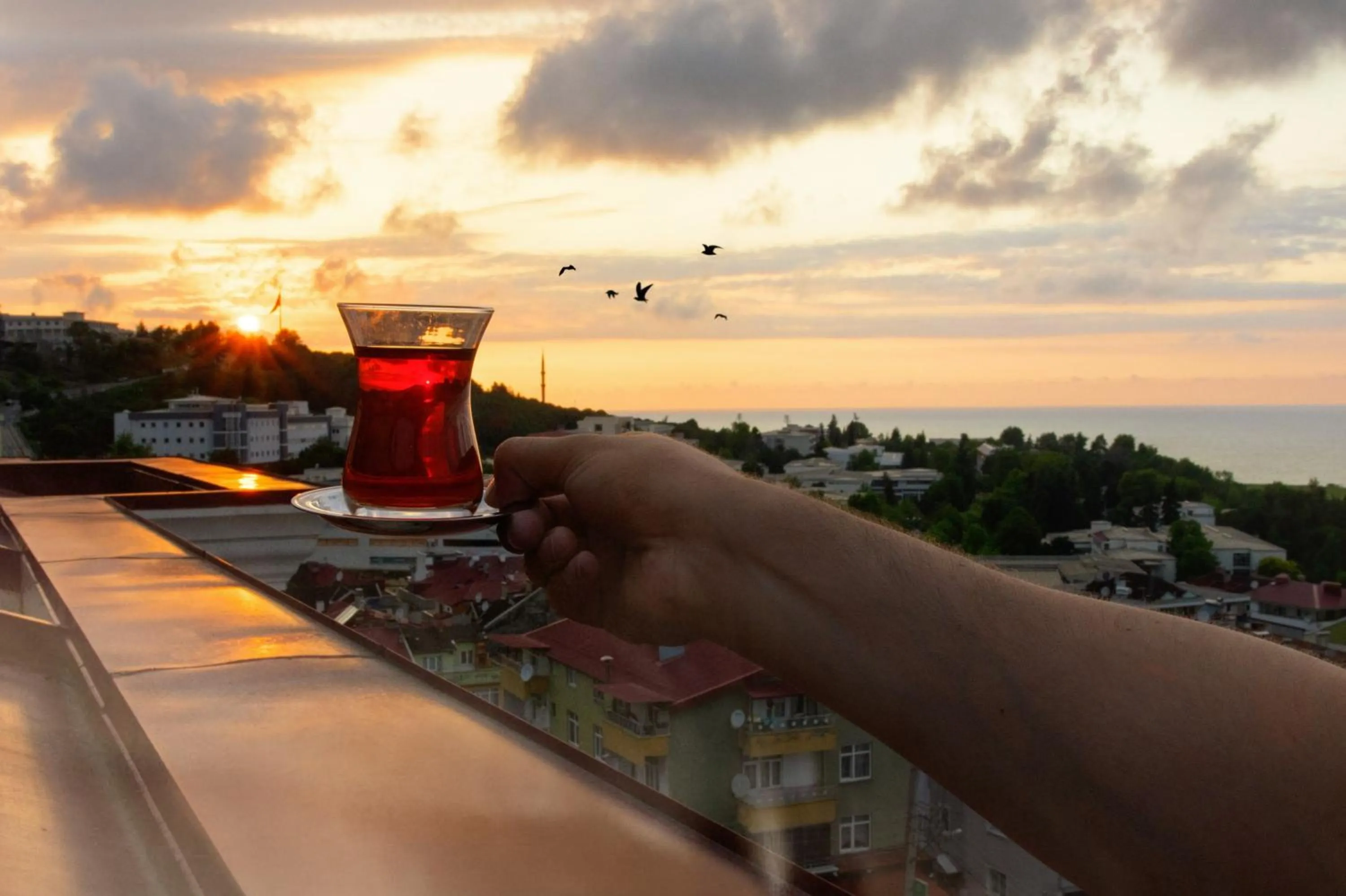 Sunset in White House Hotel