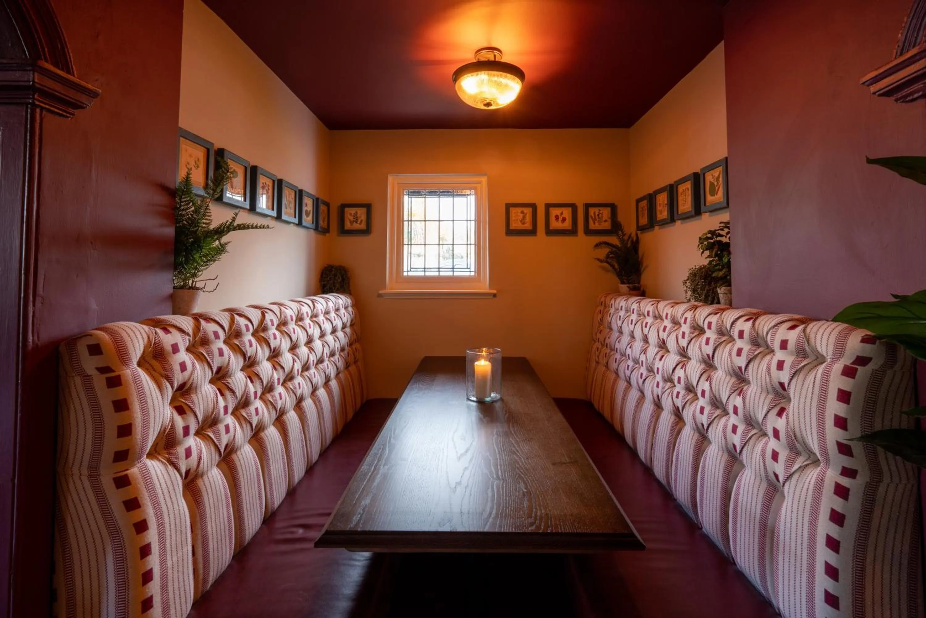 Seating area in The Rising Sun