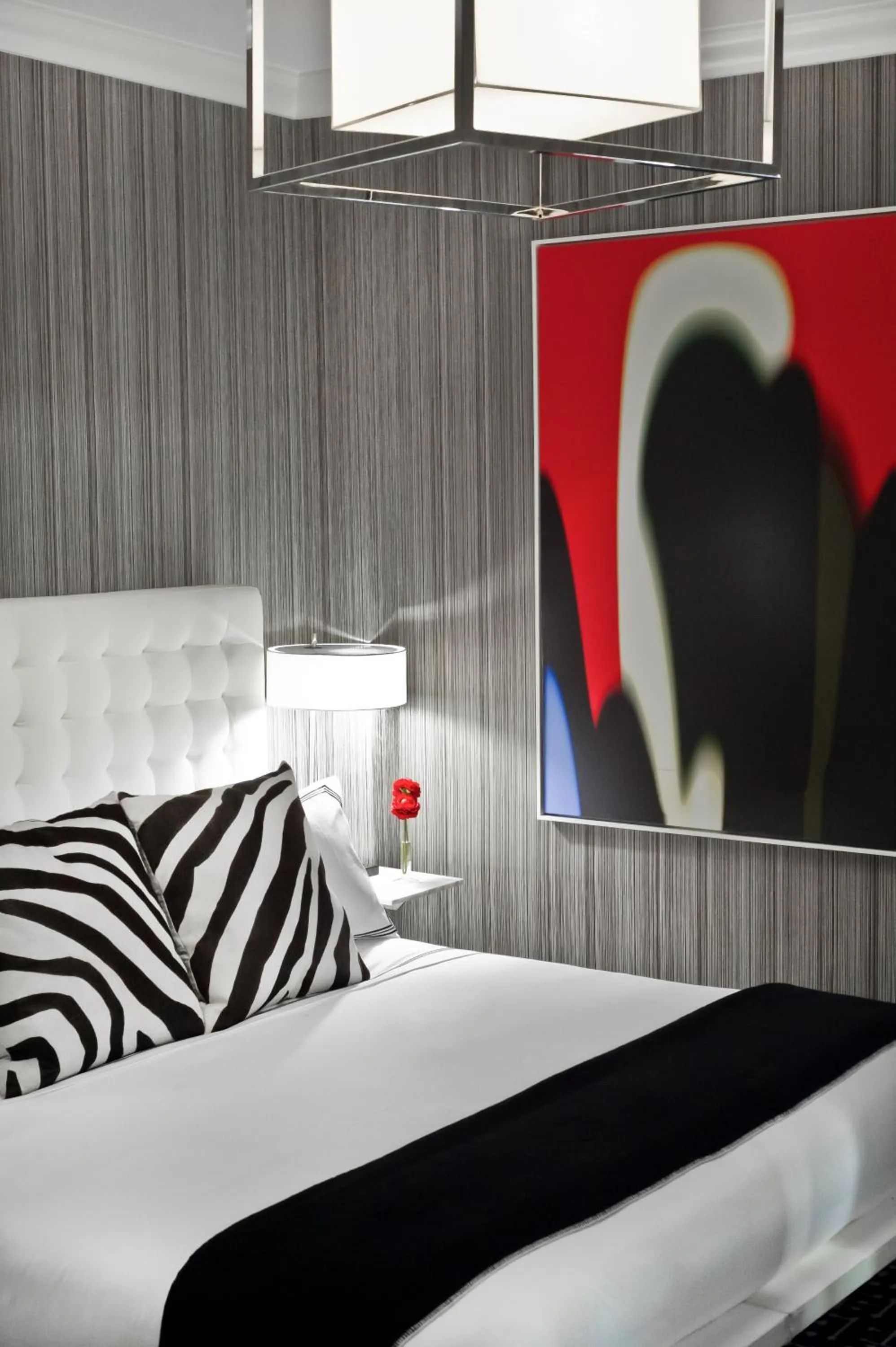 Bed in Moderne Hotel