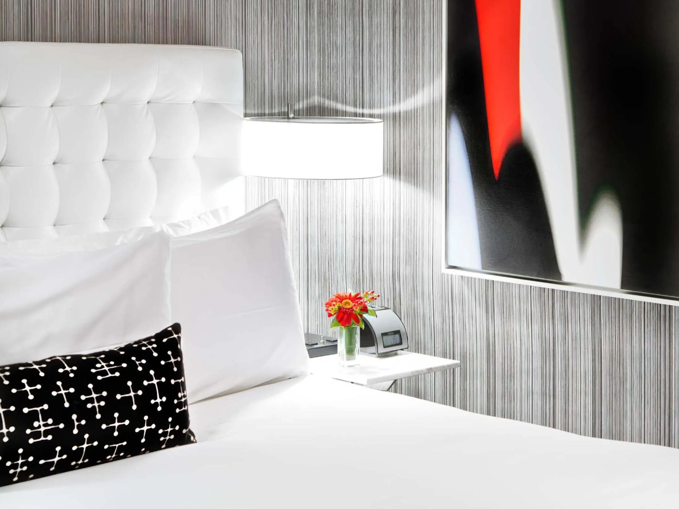 Bed in Moderne Hotel