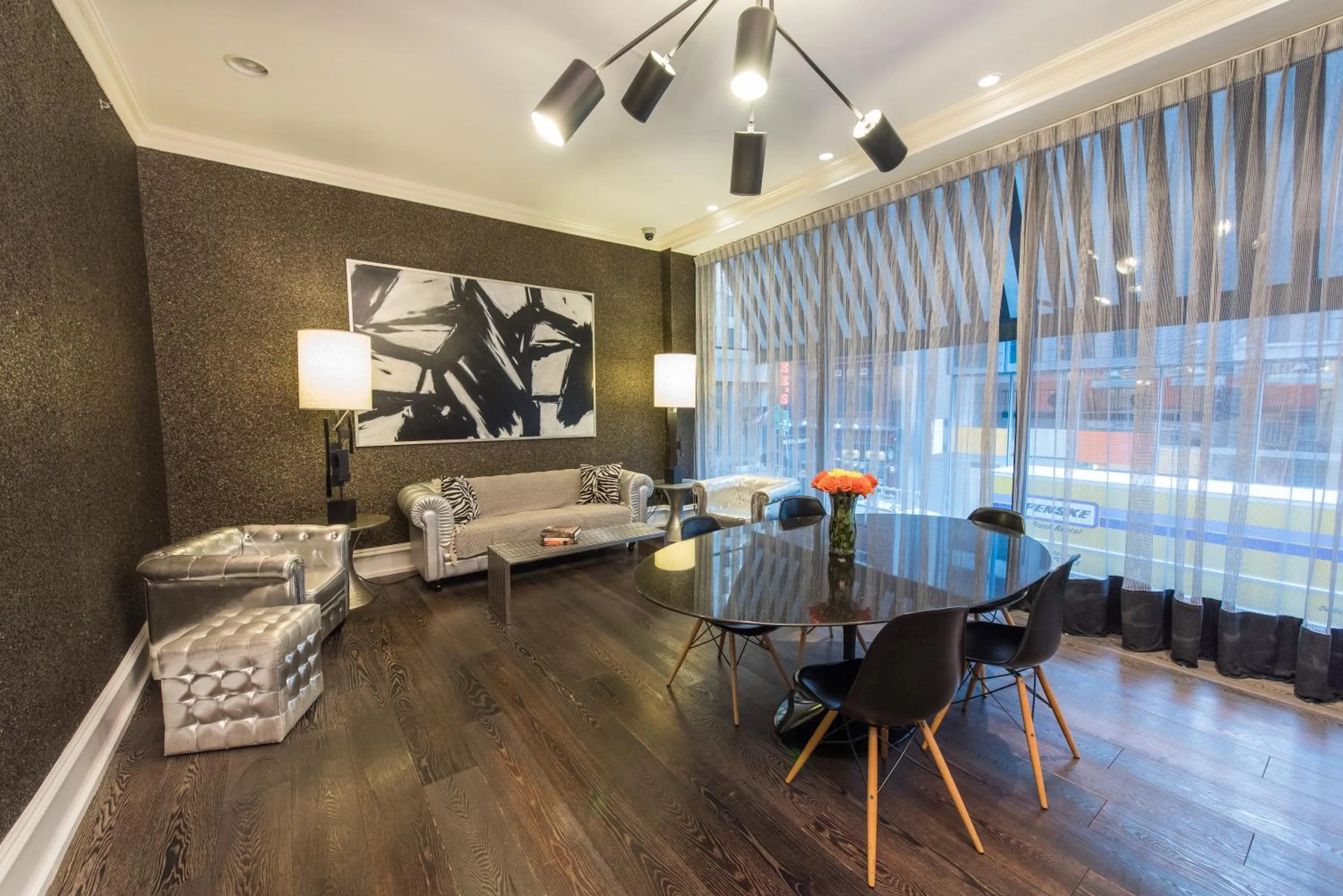 Living room in Moderne Hotel