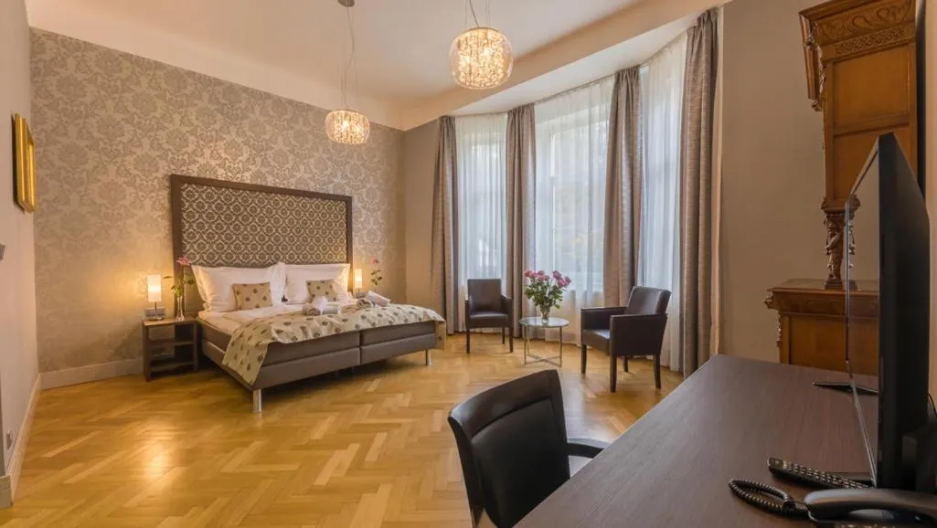 Bed in Wellness & Spa hotel Villa Regenhart