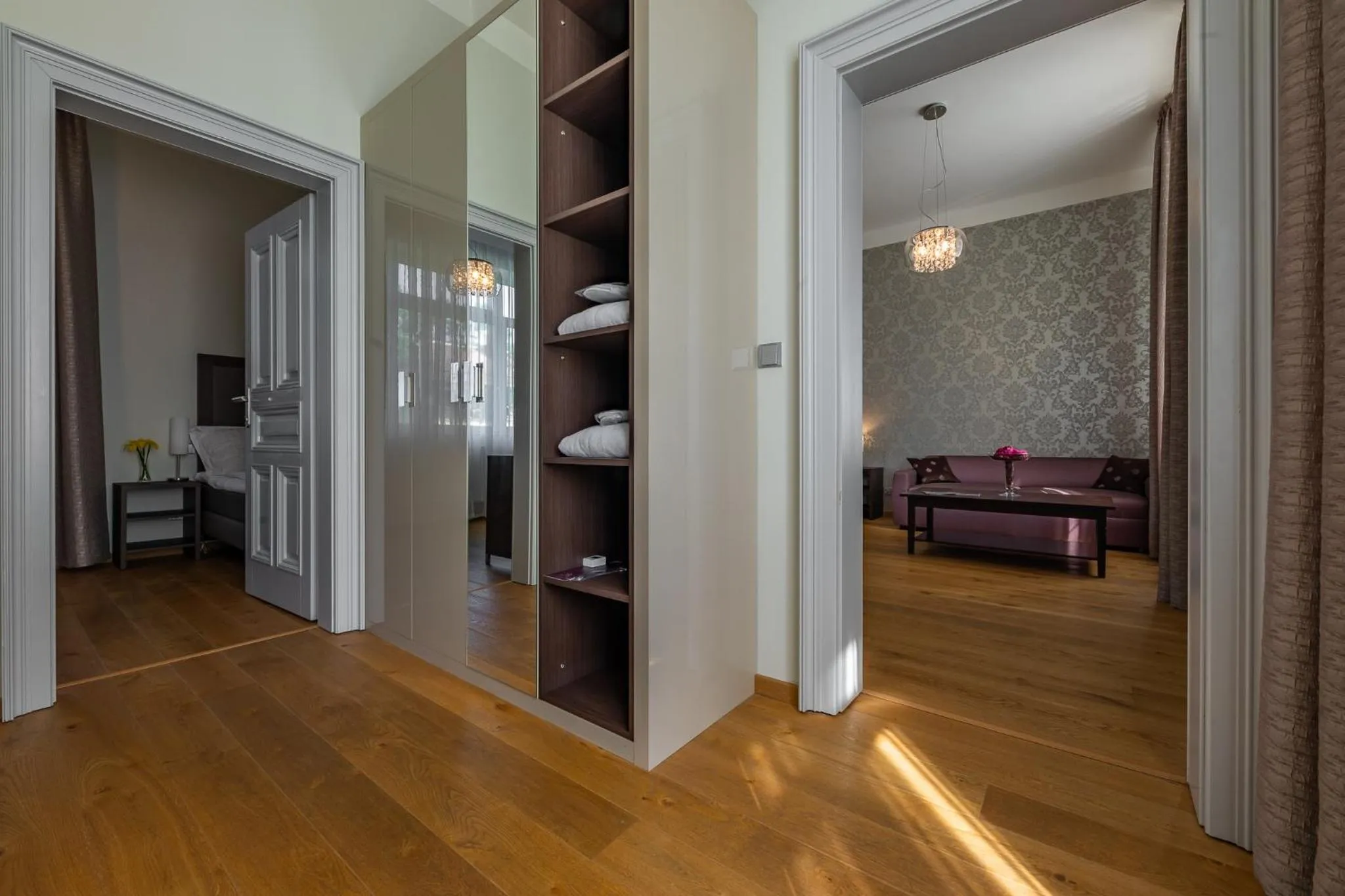wardrobe in Wellness & Spa hotel Villa Regenhart