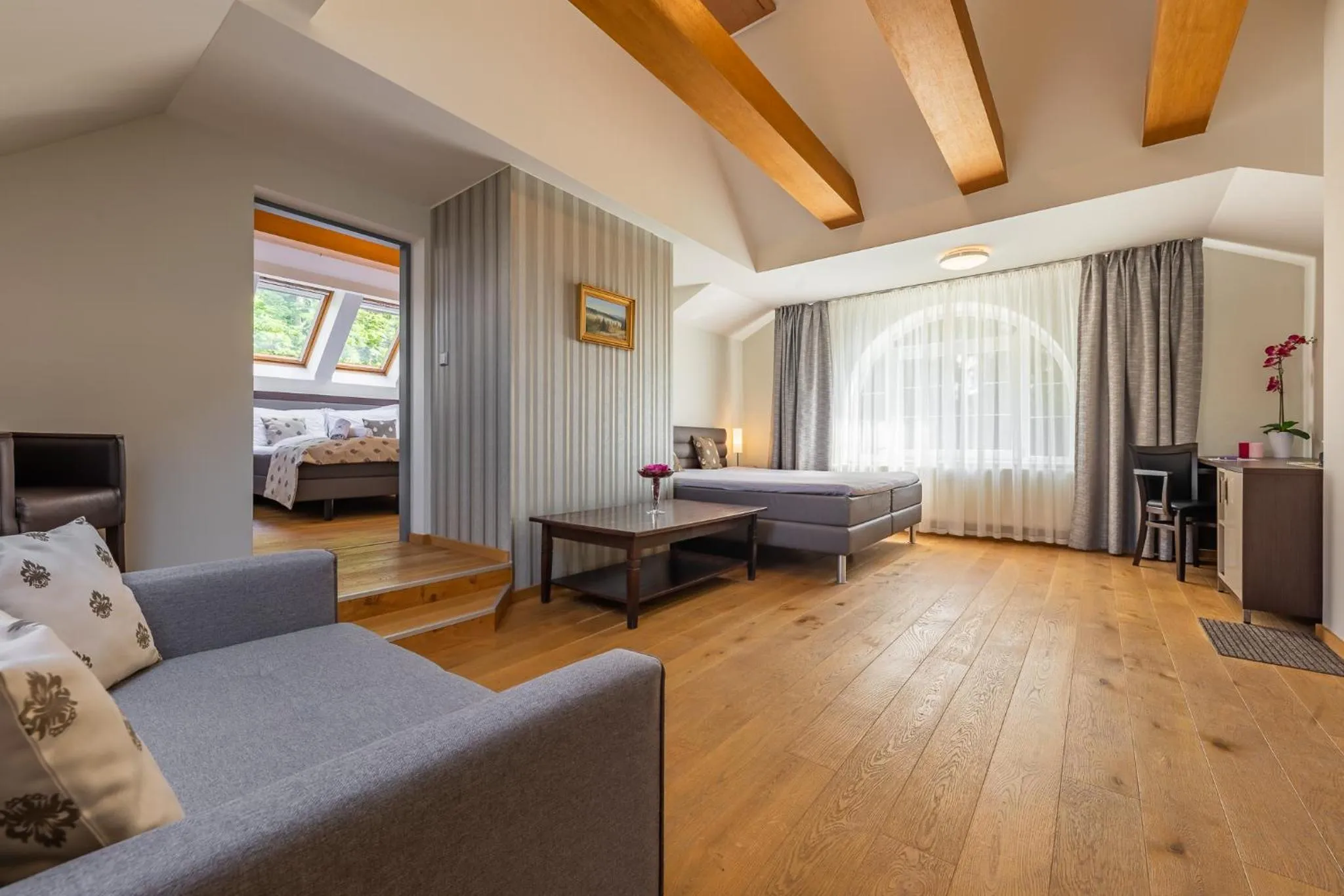 Bed in Wellness & Spa hotel Villa Regenhart