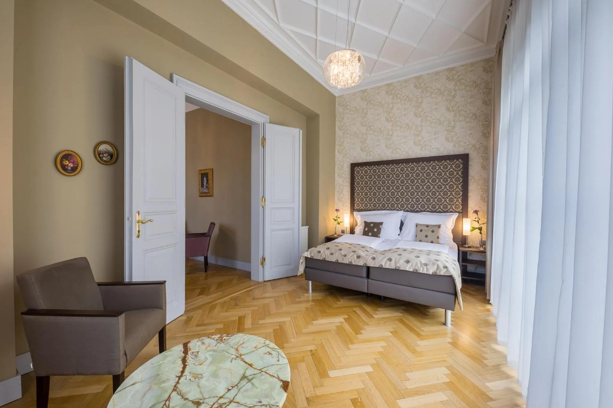 Photo of the whole room, Bed in Wellness & Spa hotel Villa Regenhart