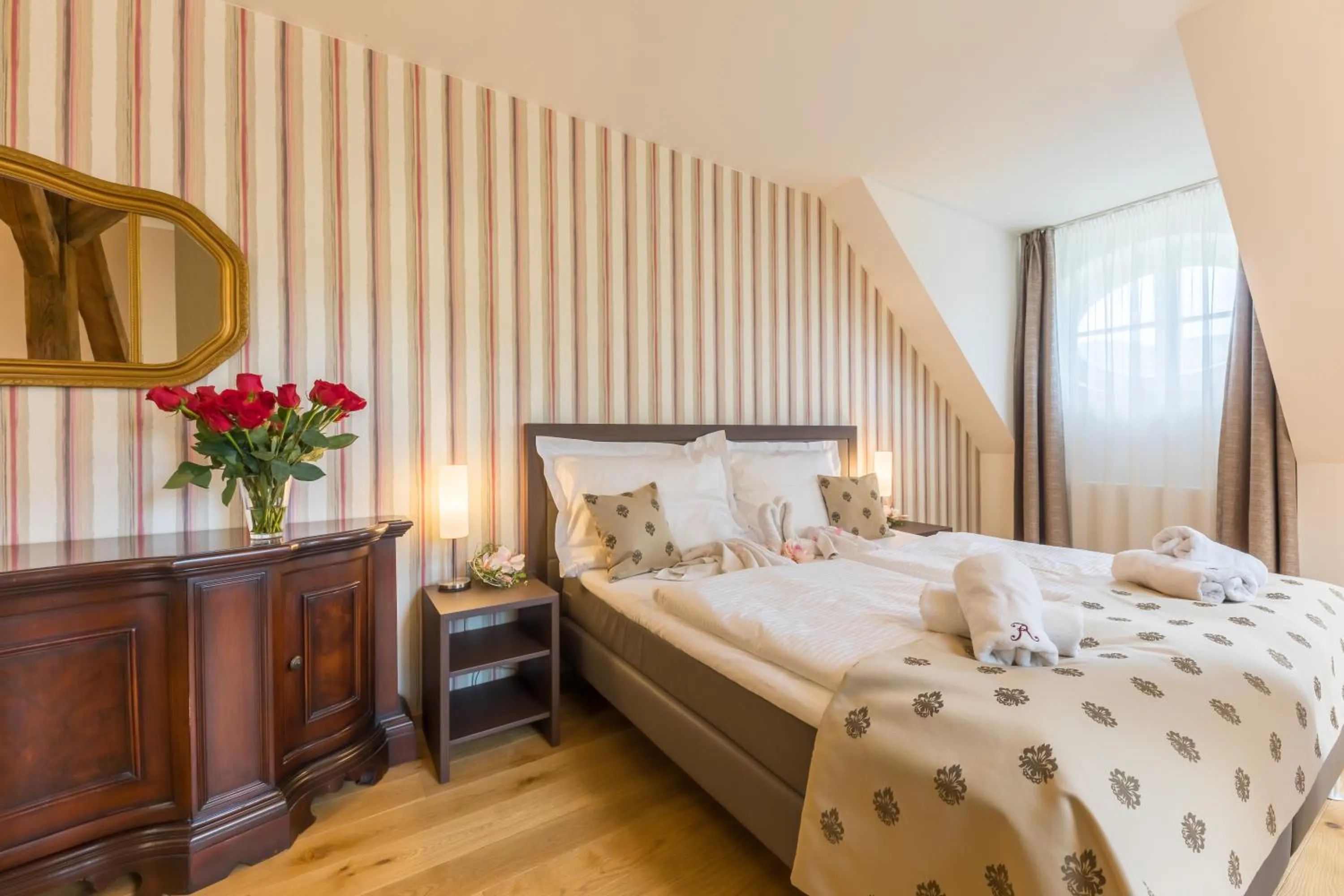 Bedroom, Bed in Wellness & Spa hotel Villa Regenhart