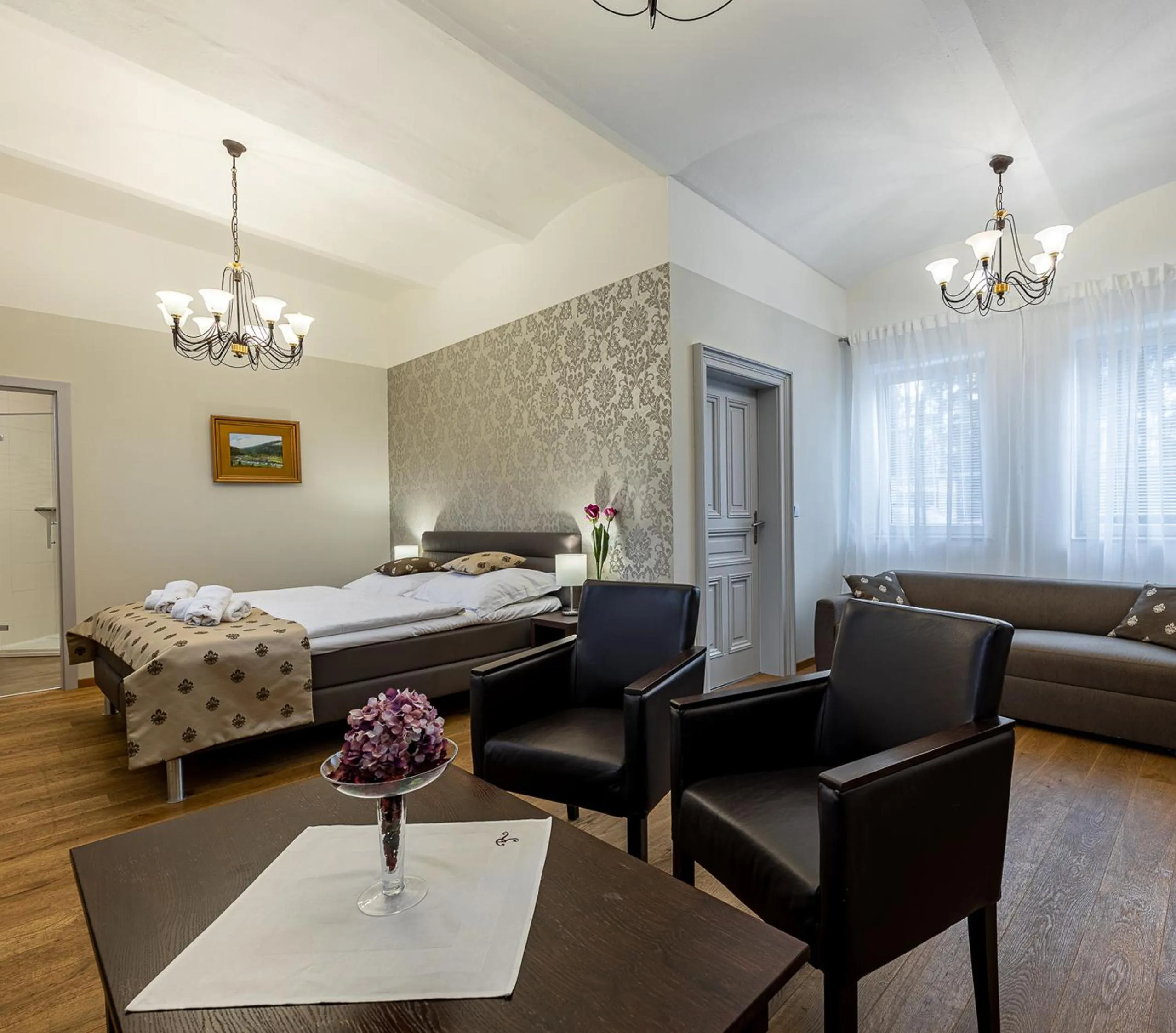 Photo of the whole room, Bed in Wellness & Spa hotel Villa Regenhart