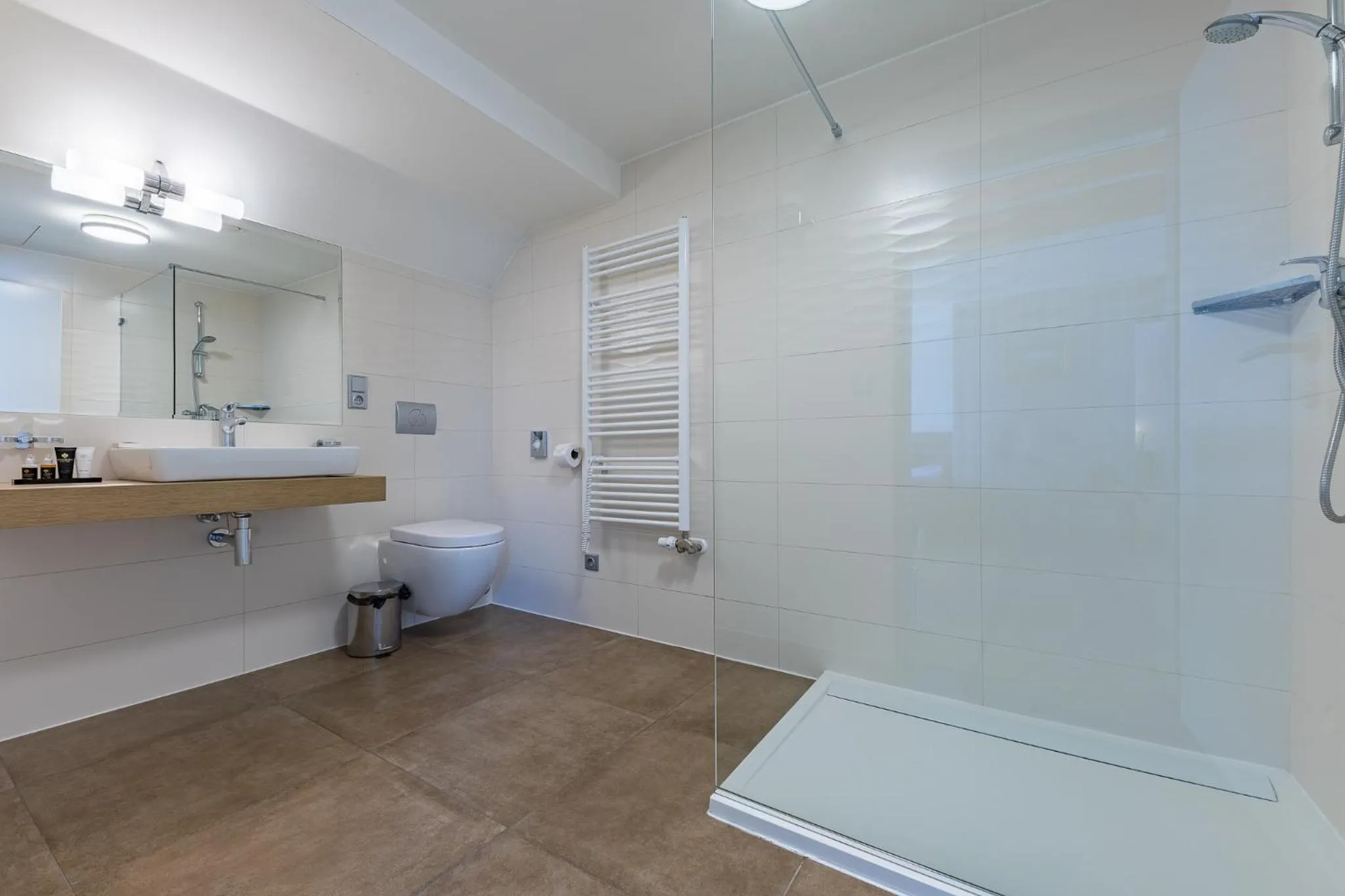 Shower in Wellness & Spa hotel Villa Regenhart