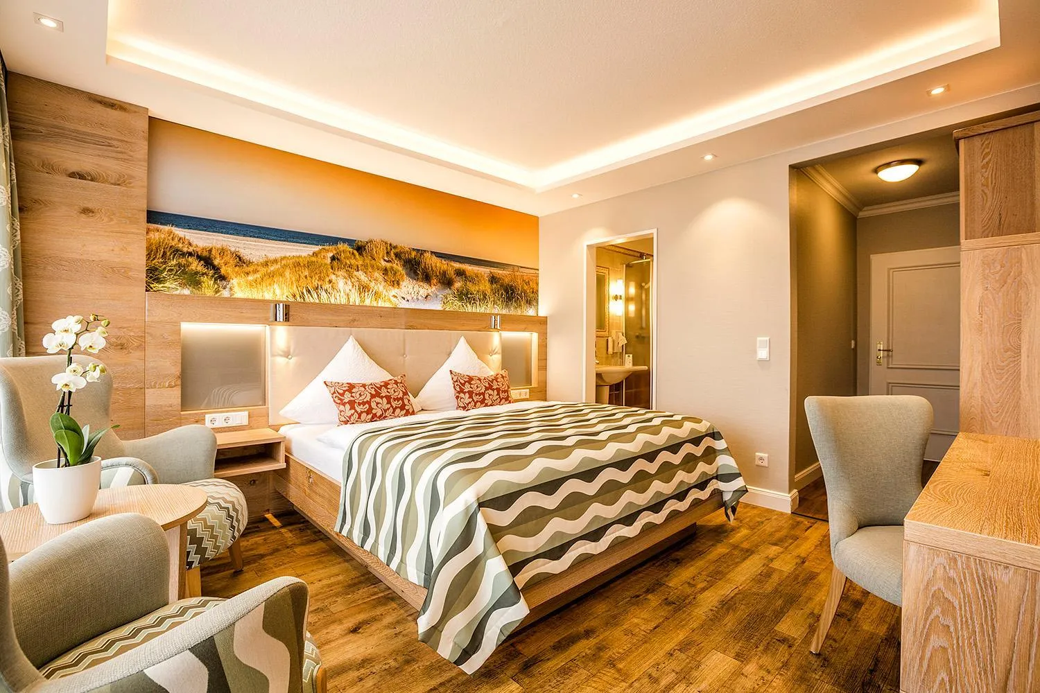 Bedroom, Bed in Hotel Neuwarft