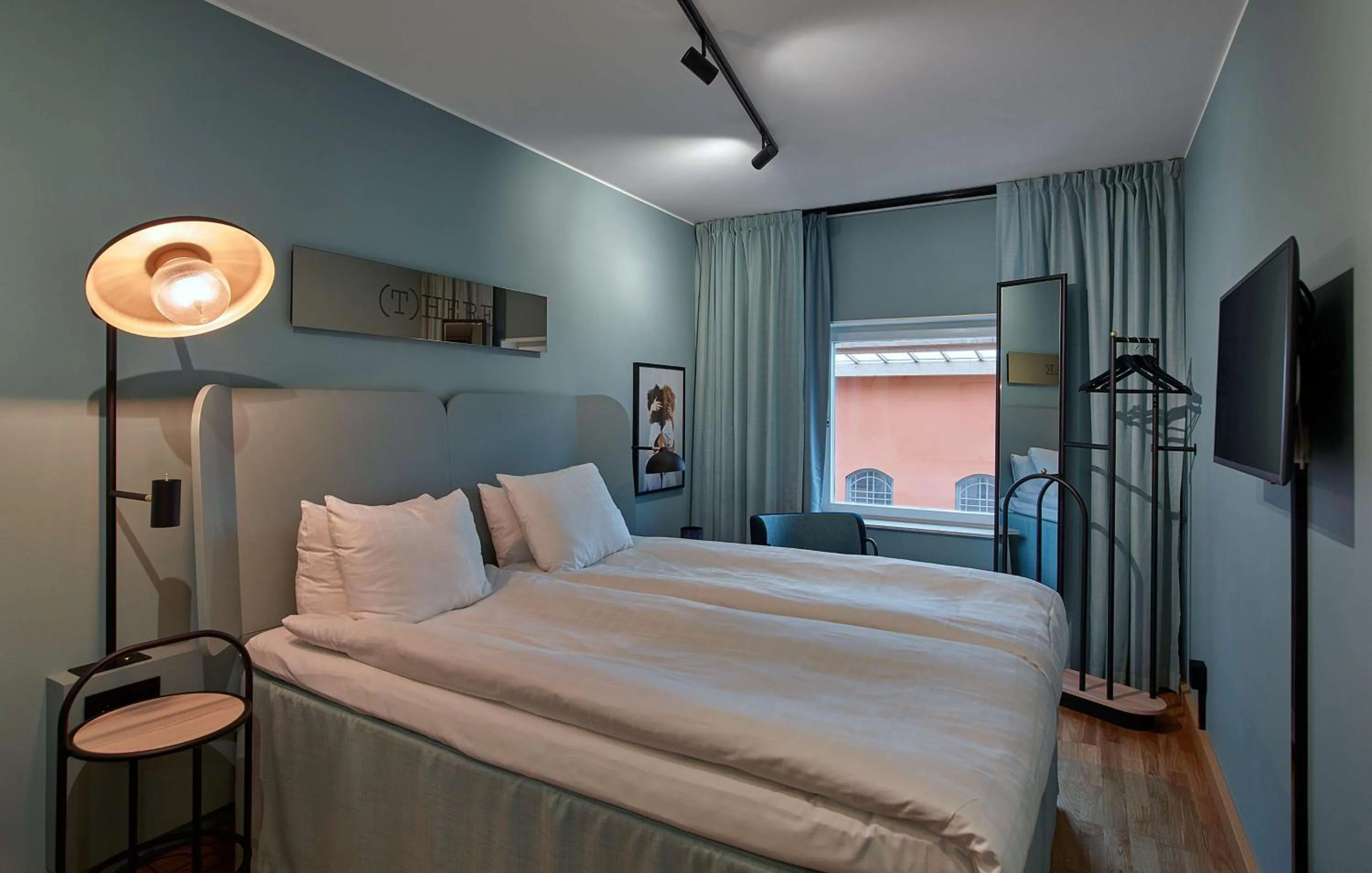 Bedroom, Bed in Scandic Klara