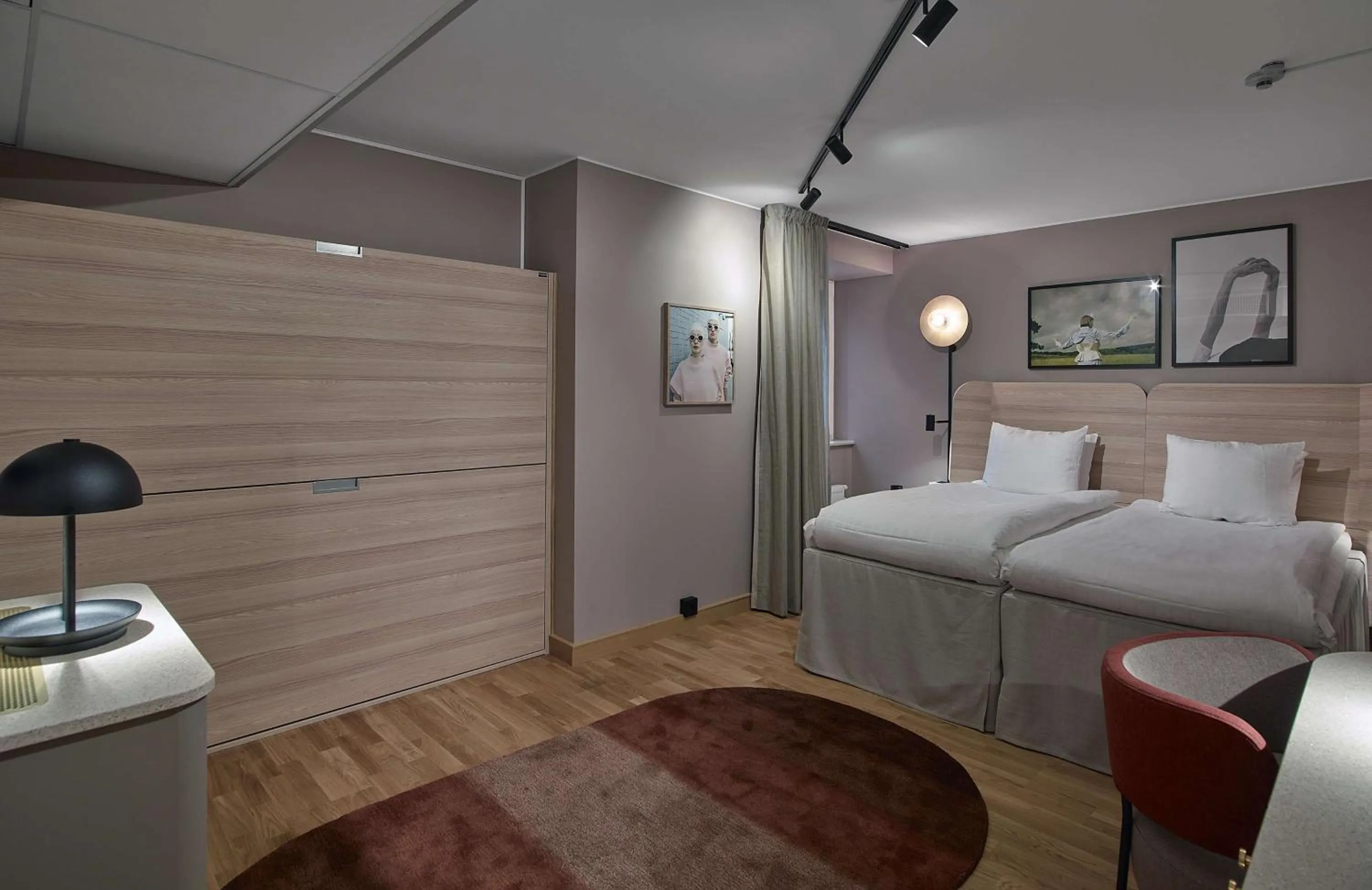 Bedroom, Bed in Scandic Klara