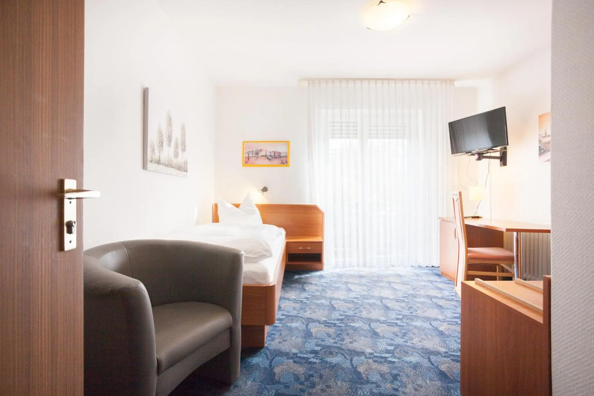 Bed in TM Hotel Dortmund Airport