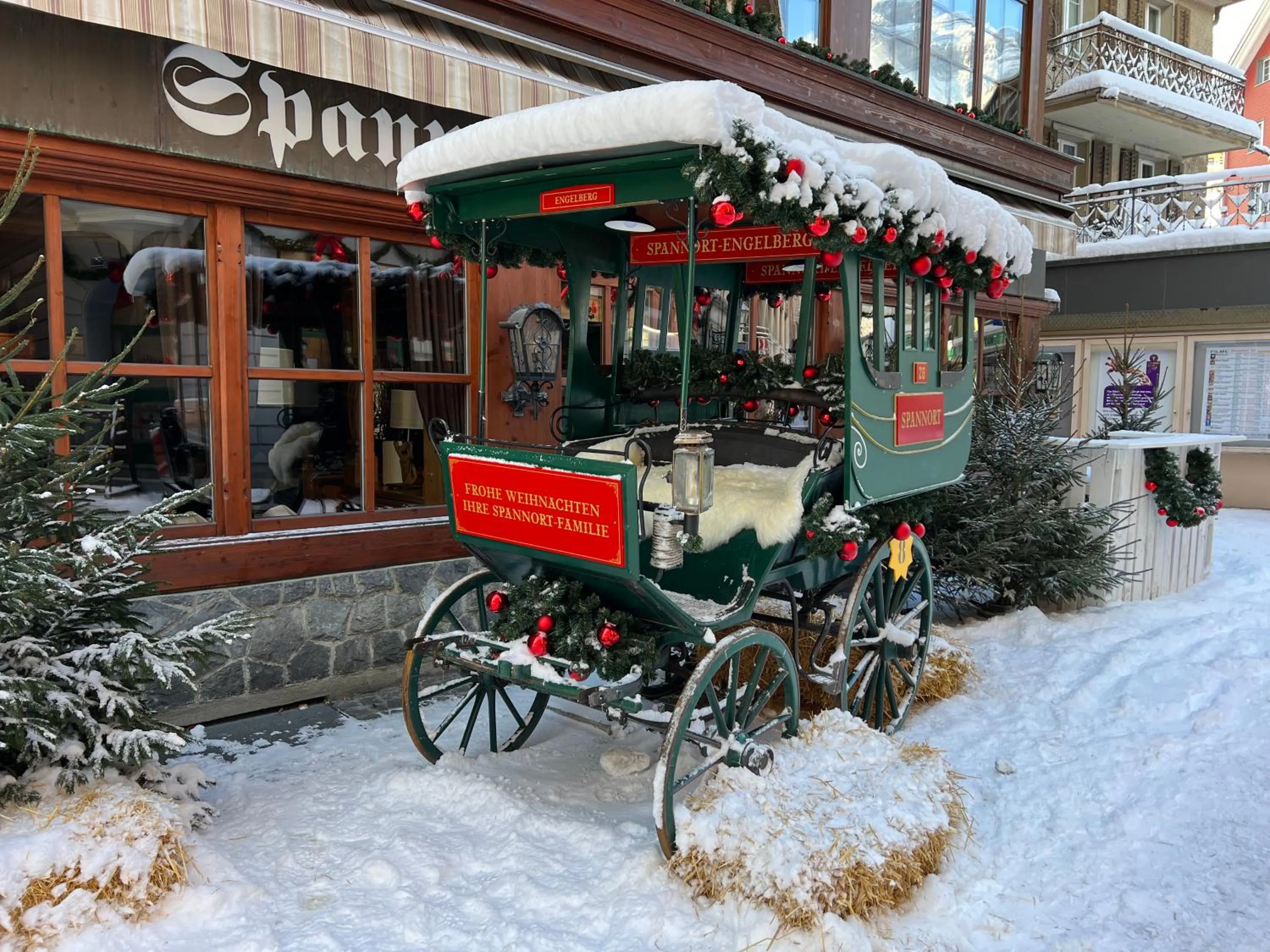 Winter in SPANNORT family home with common kitchen and self check-in