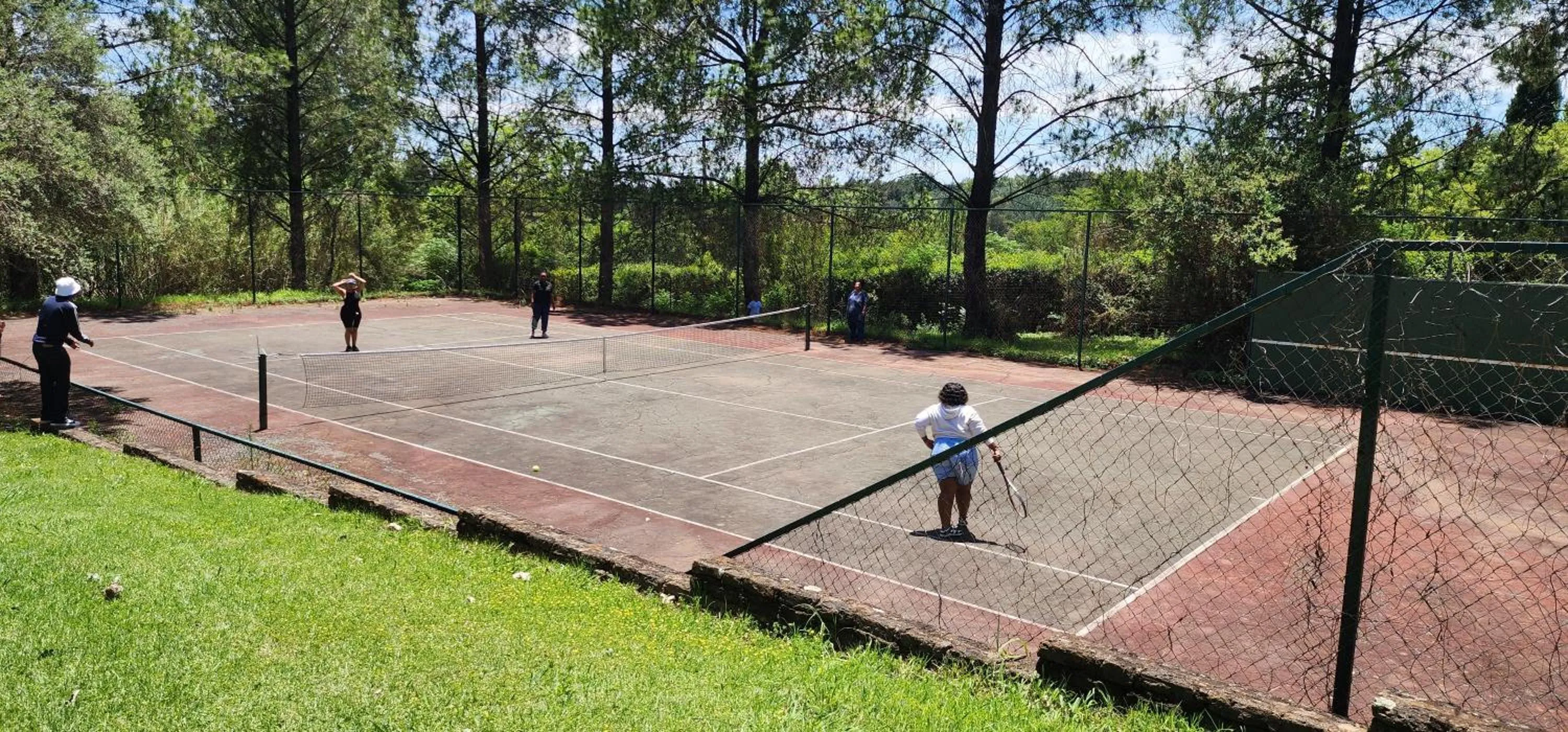Tennis court in Pine Valley