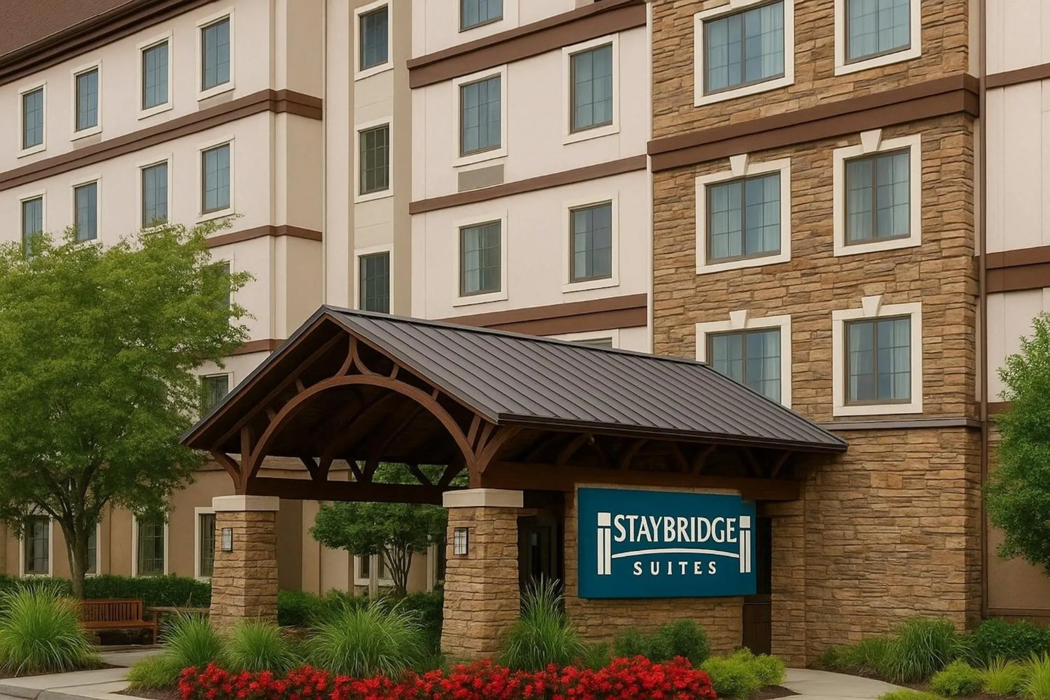 Property building in Staybridge Suites Irving Las Colinas by IHG