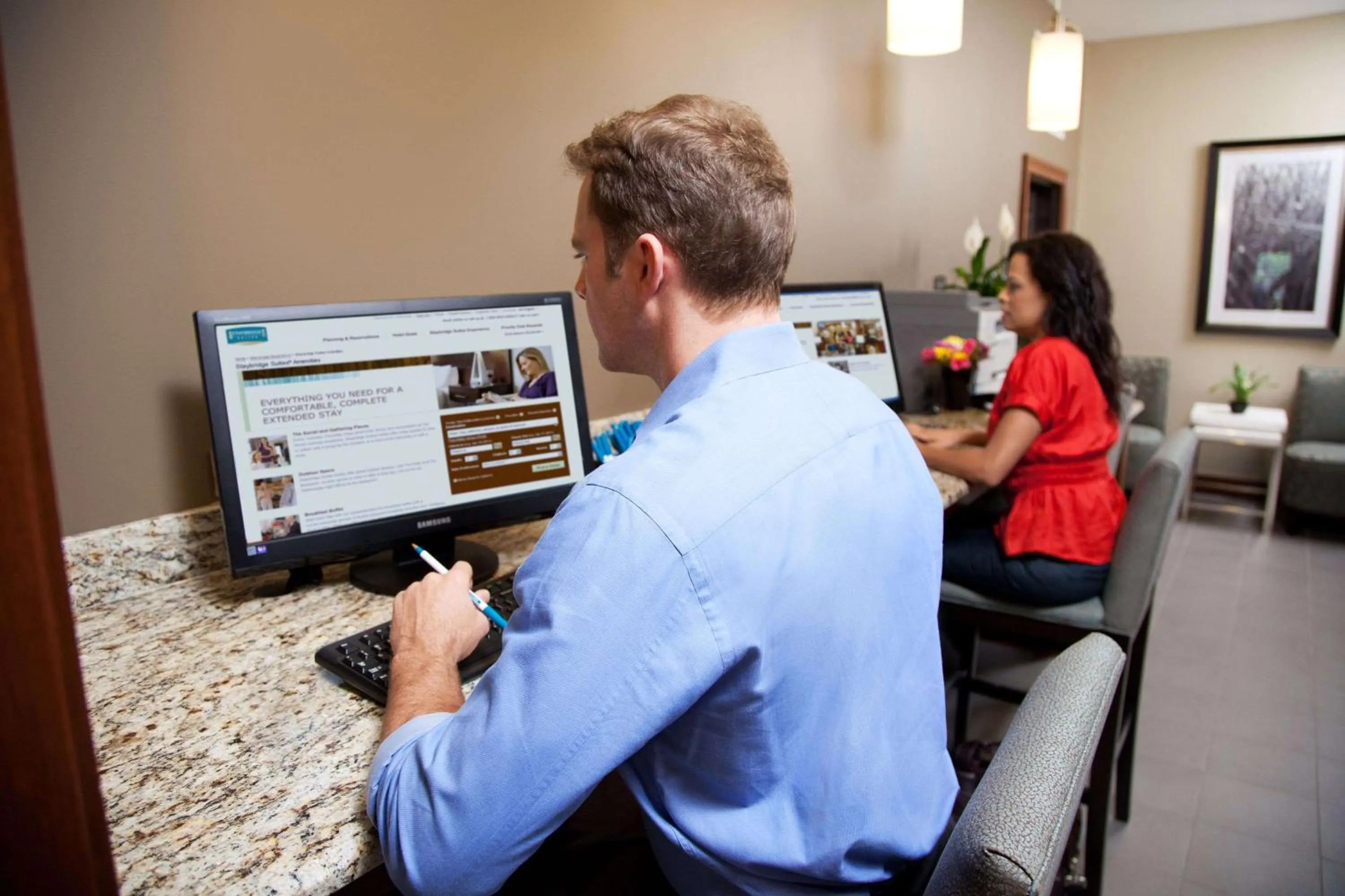 On site in Sonesta ES Suites Dallas - Las Colinas