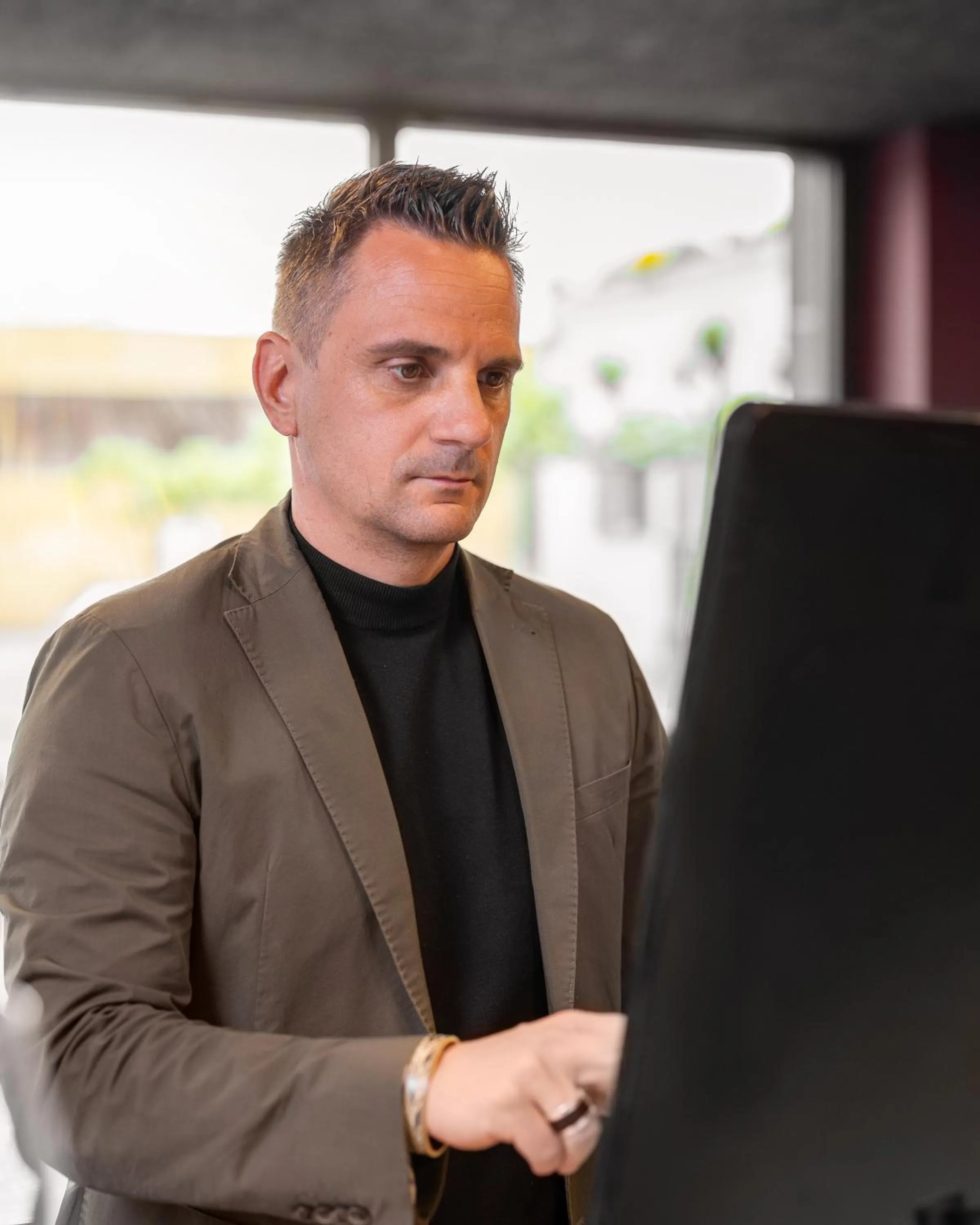 People in b-smart hotel Widnau