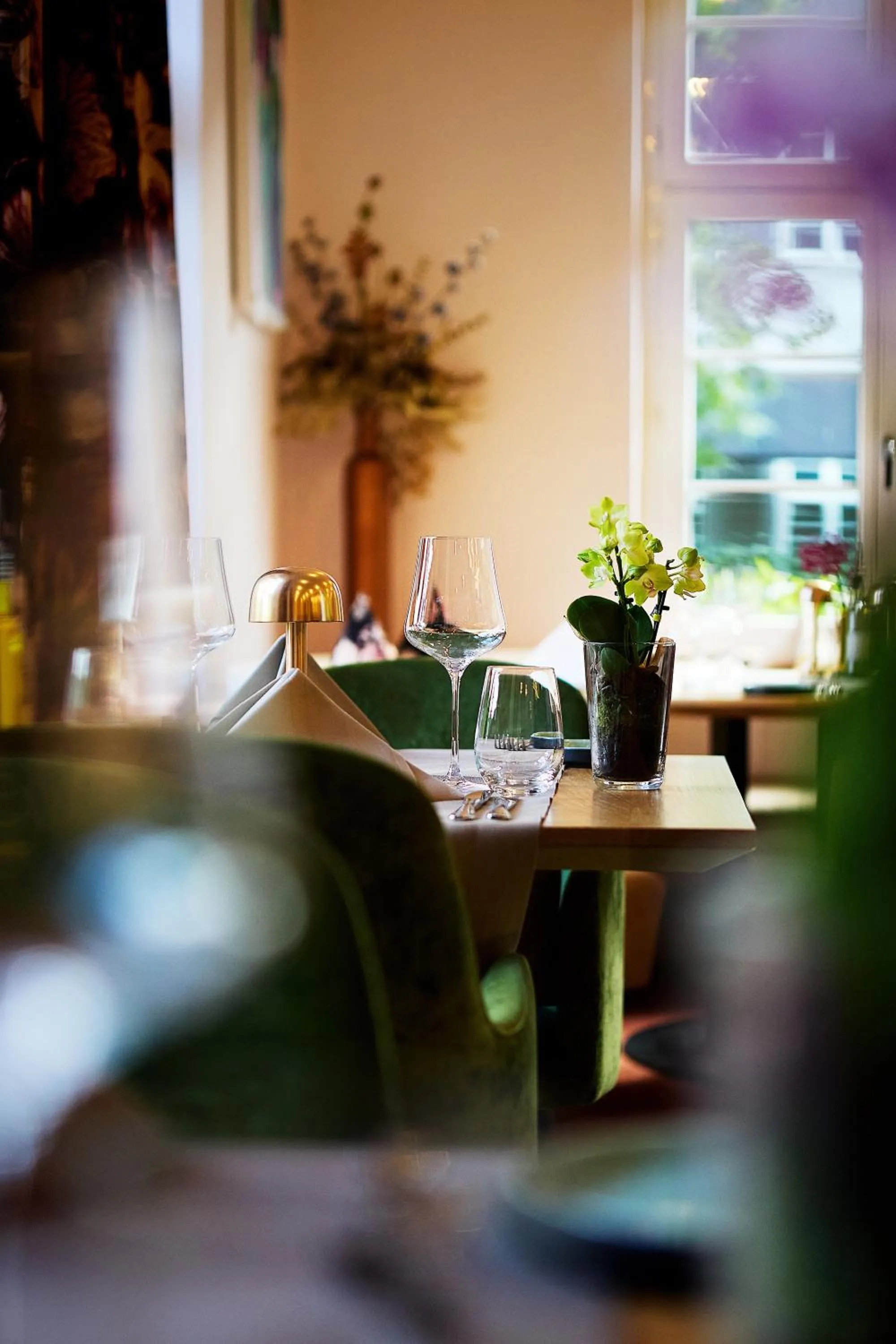 Seating area in b-smart hotel Widnau