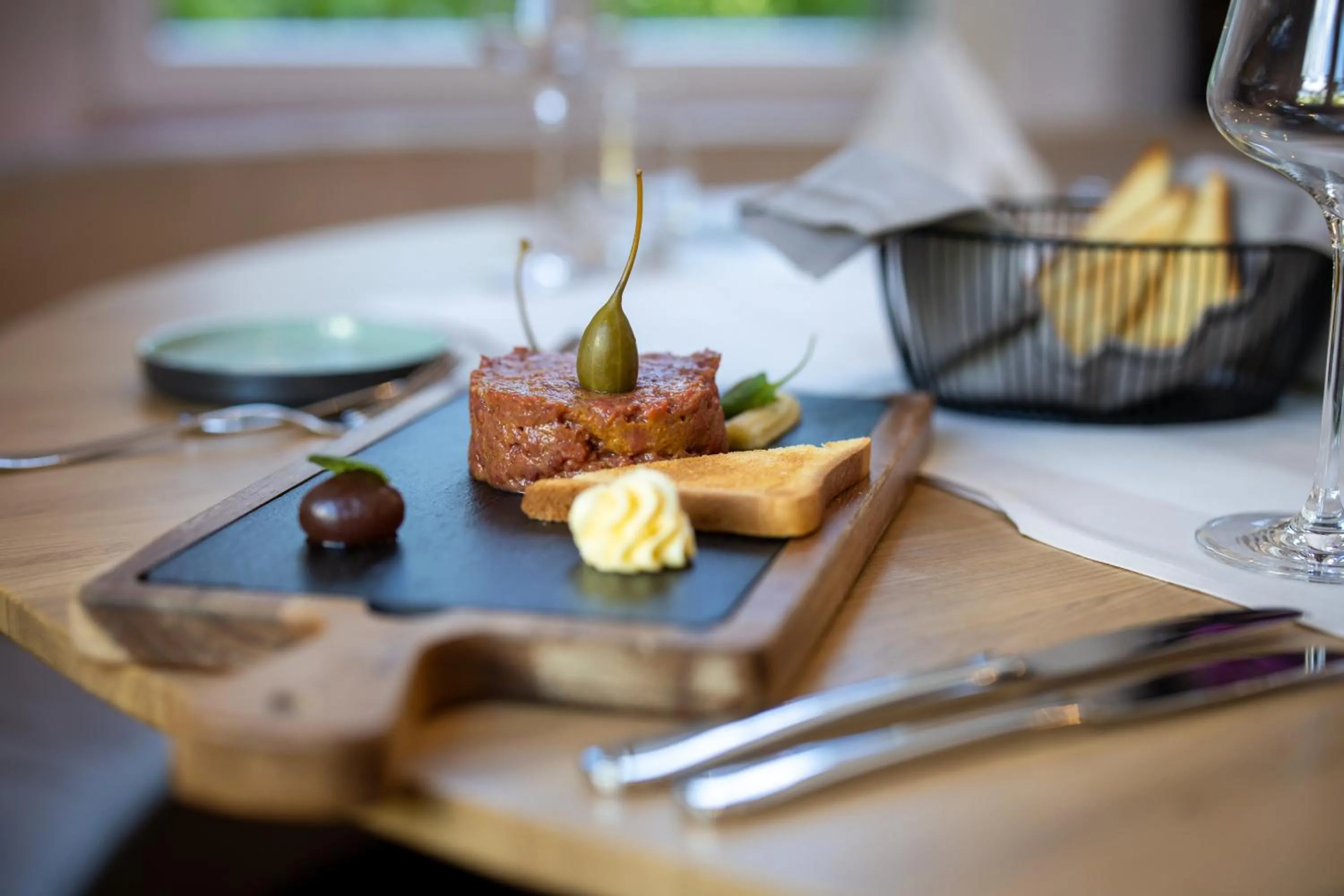 Food and drinks in b-smart hotel Widnau