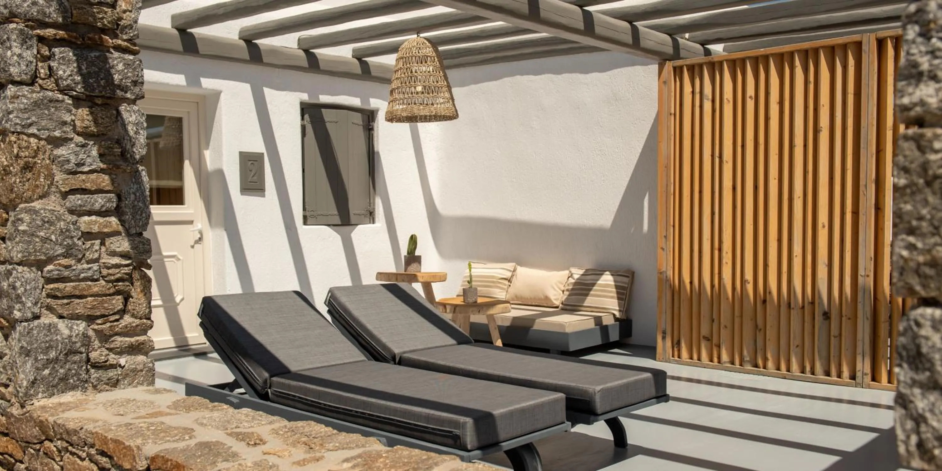 Patio in Olive Mykonos Villas