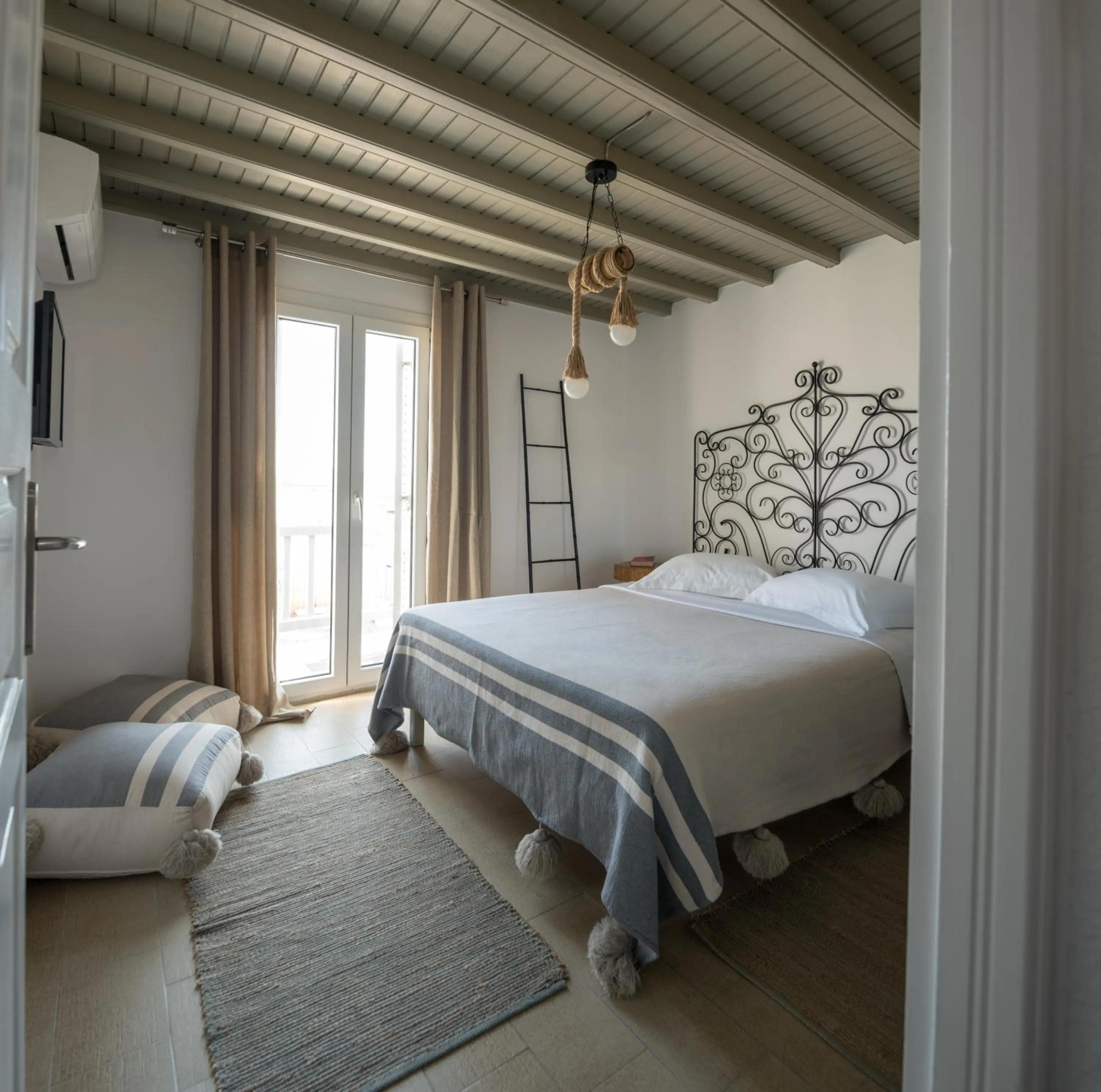 Bedroom, Bed in Olive Mykonos Villas