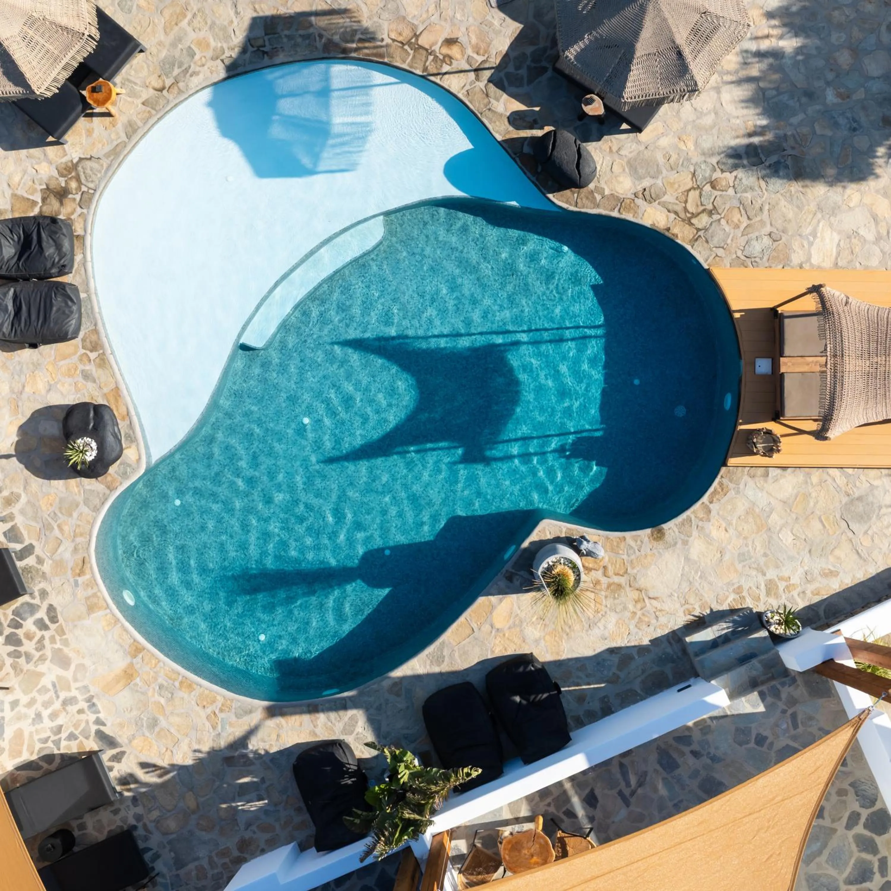 Swimming pool in Olive Mykonos Villas