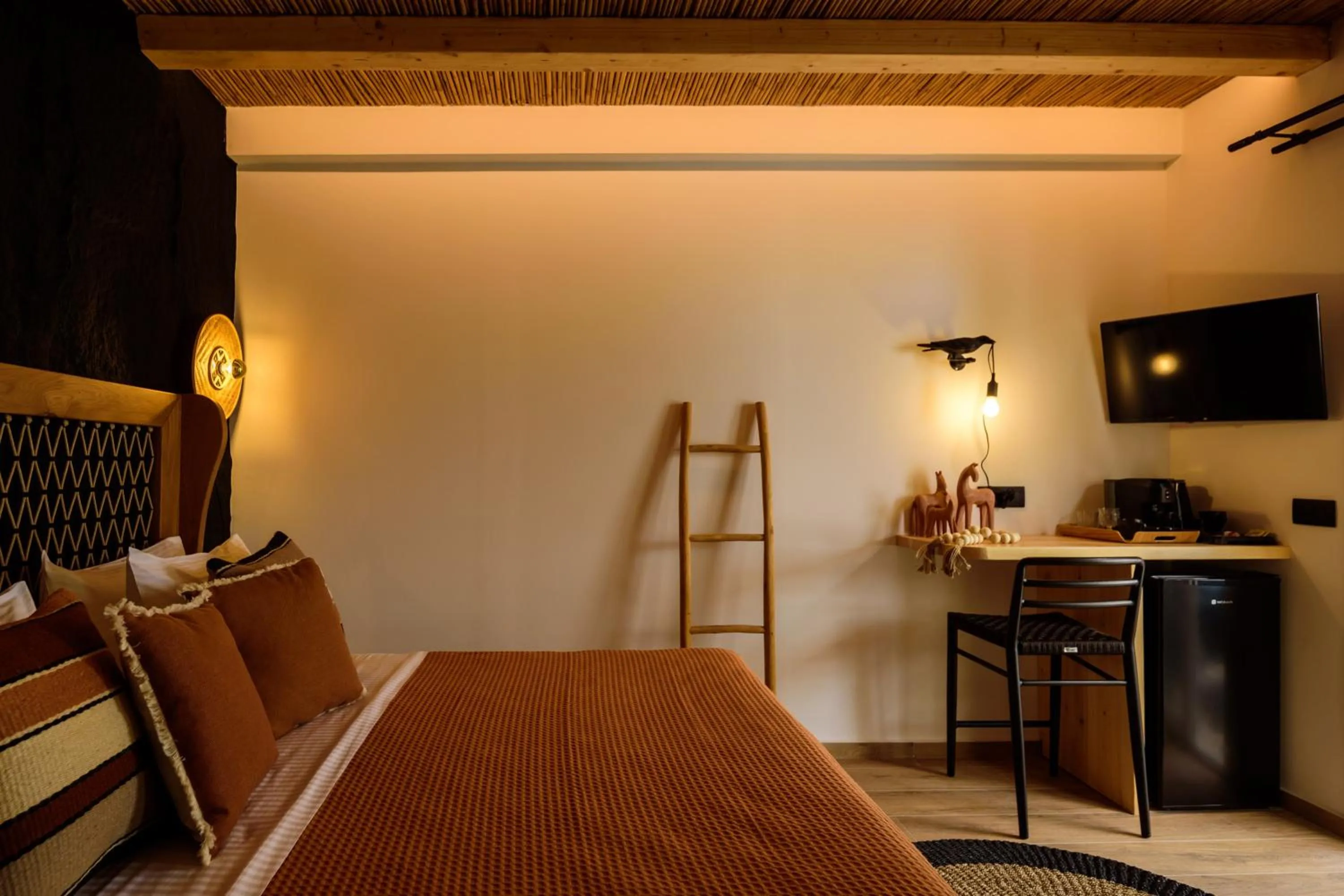 Bedroom, Bed in Olive Mykonos Villas